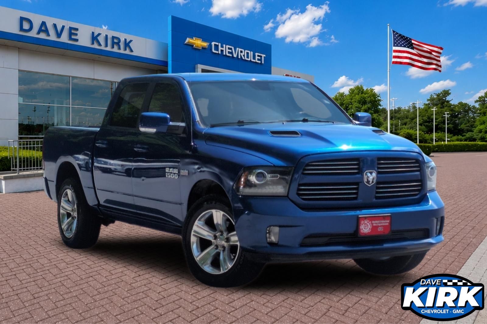 Blue Streak 2017 RAM 1500 Sport Crew Cab 4WD Pickup Truck Four-Wheel Drive 8-Speed Automatic