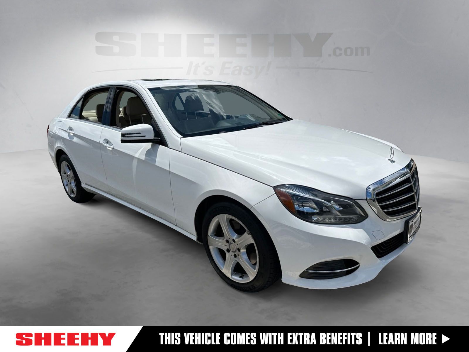 White 2015 Mercedes-Benz E-Class E 350 4MATIC Sedan AWD Sedan All-Wheel Drive 7-Speed Automatic