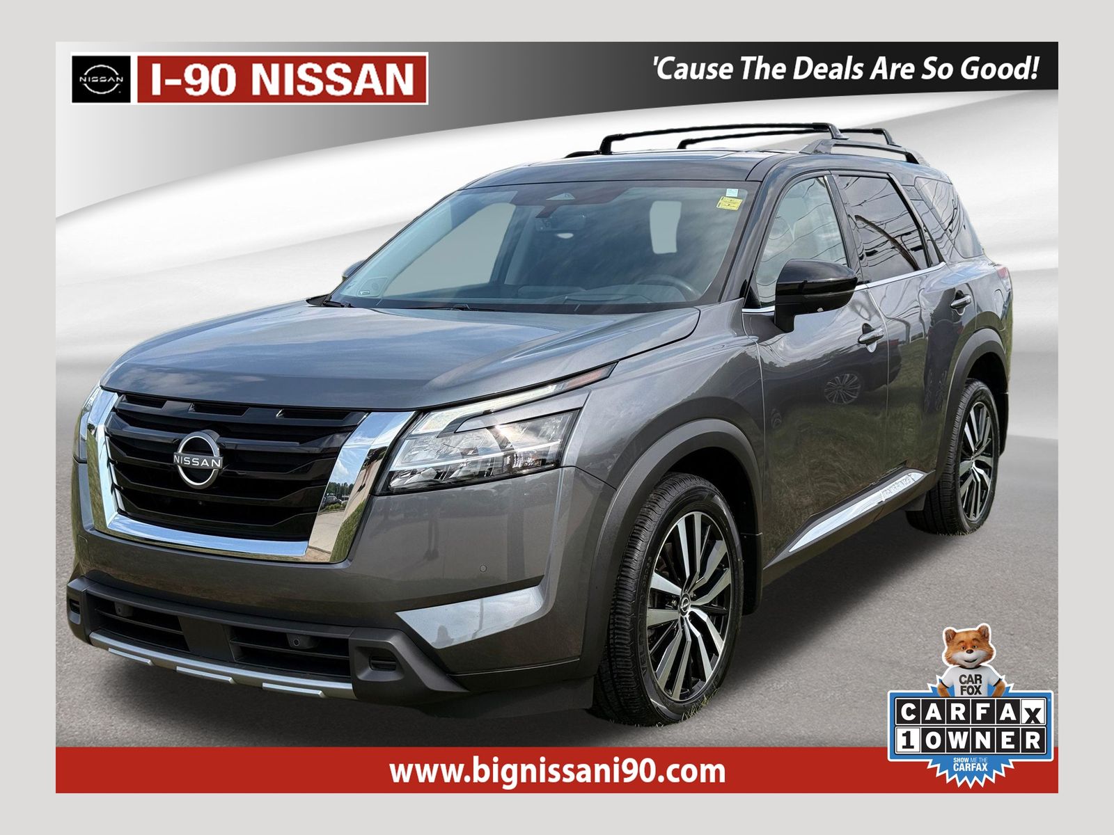 Gray (Gun Metallic) 2023 Nissan Pathfinder SUV / Crossover All-Wheel Drive 9-Speed Automatic