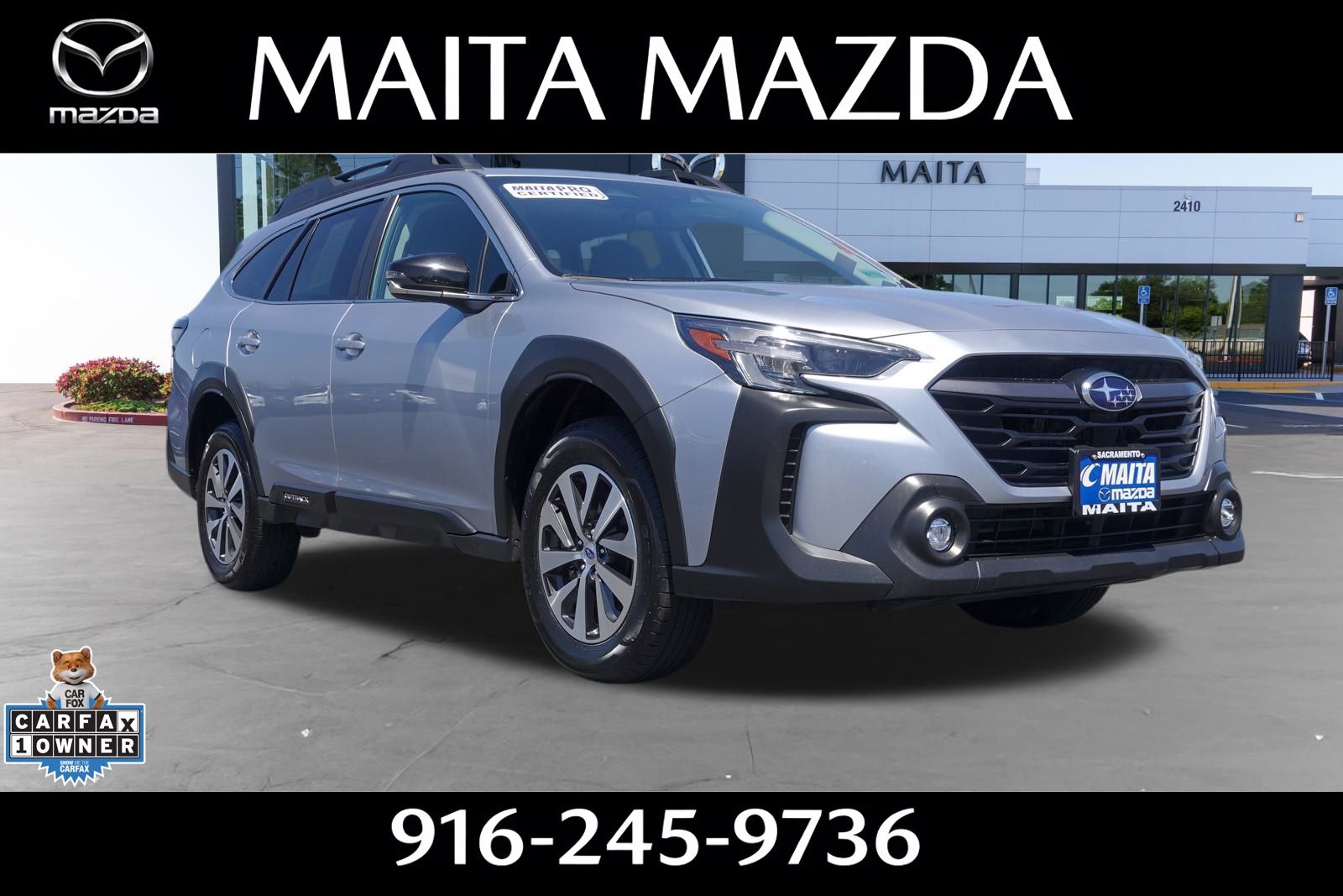 Ice Silver Metallic 2025 Subaru Outback Premium AWD SUV / Crossover All-Wheel Drive Continuously Variable Transmission