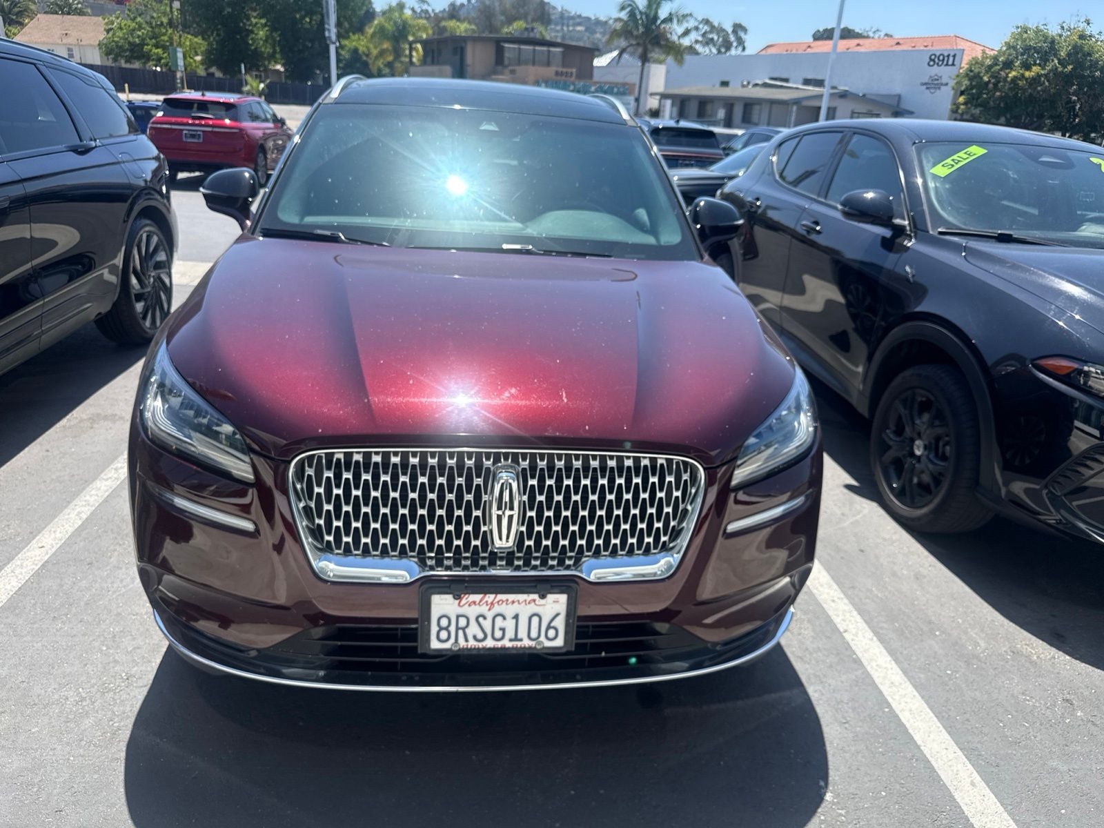 Red (Burgundy Velvet) 2020 Lincoln Corsair Reserve FWD SUV / Crossover Front-Wheel Drive 8-Speed Automatic