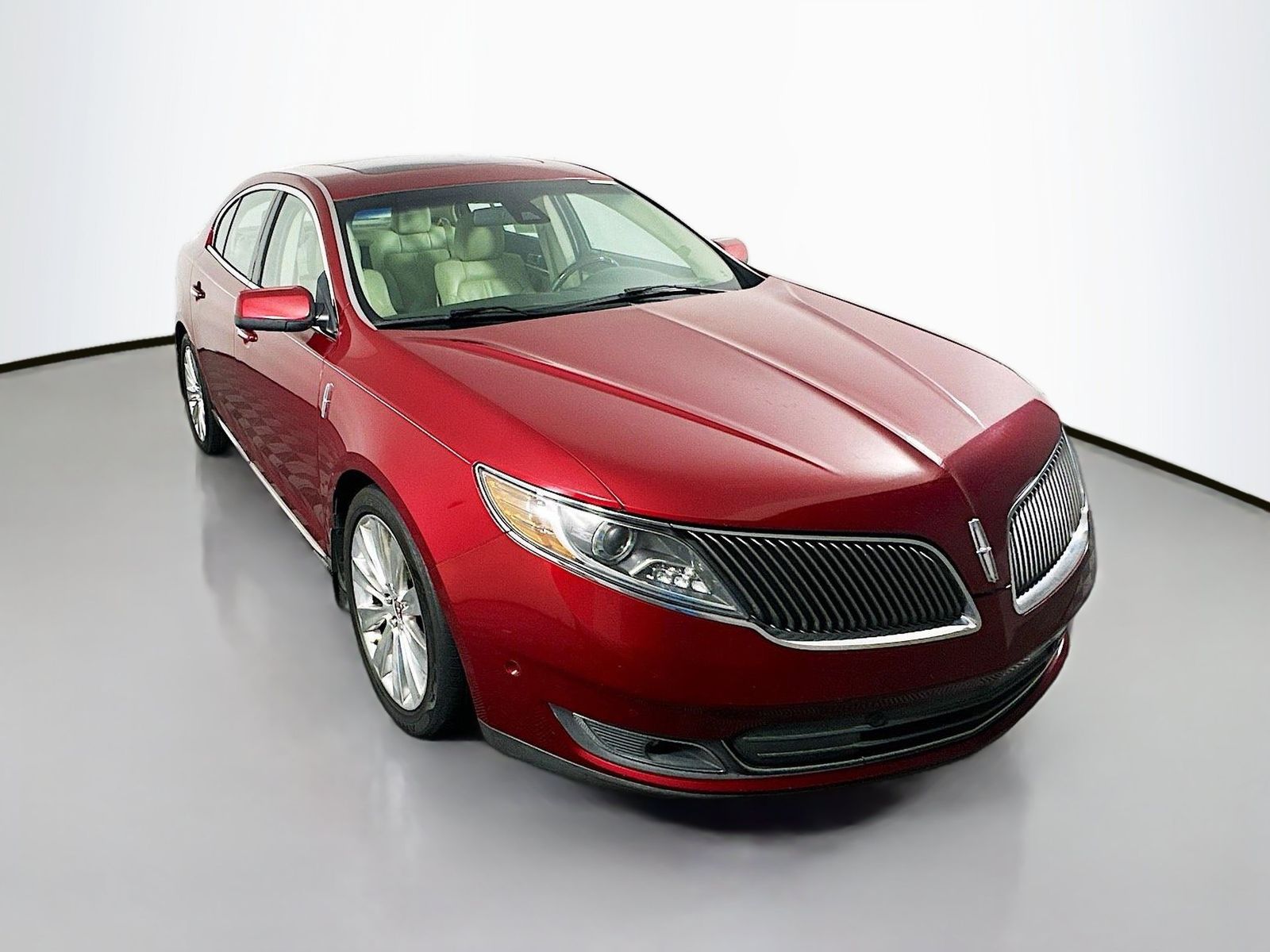 Ruby Red 2013 Lincoln MKS Sedan All-Wheel Drive 6-Speed Automatic