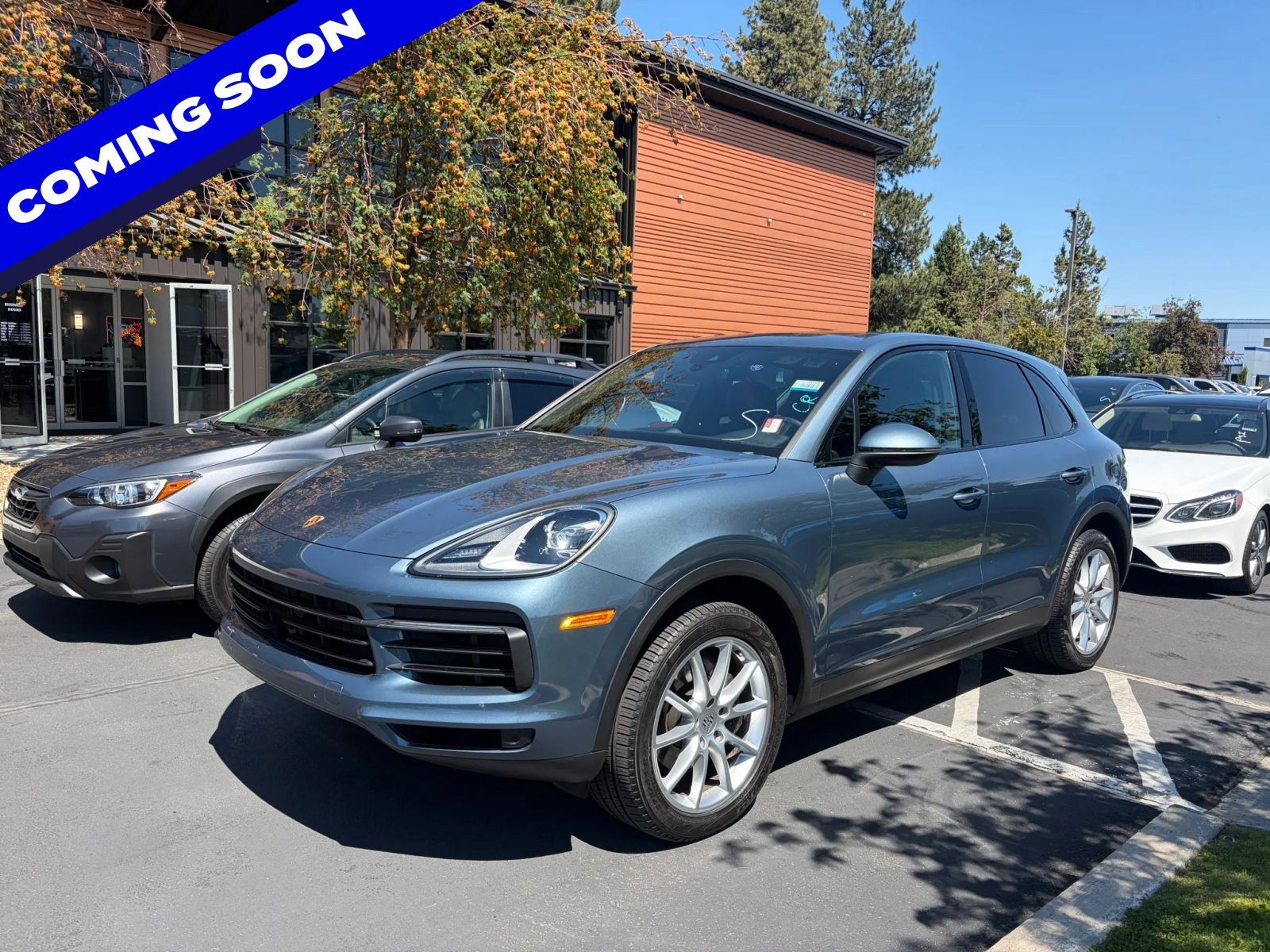 Blue 2019 Porsche Cayenne SUV / Crossover All-Wheel Drive 8-Speed Automatic
