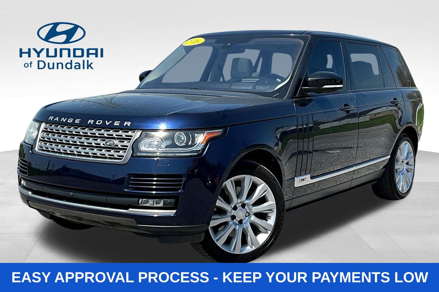 Blue 2016 Land Rover Range Rover V8 Supercharged LWB 4WD SUV / Crossover All-Wheel Drive 8-Speed Automatic