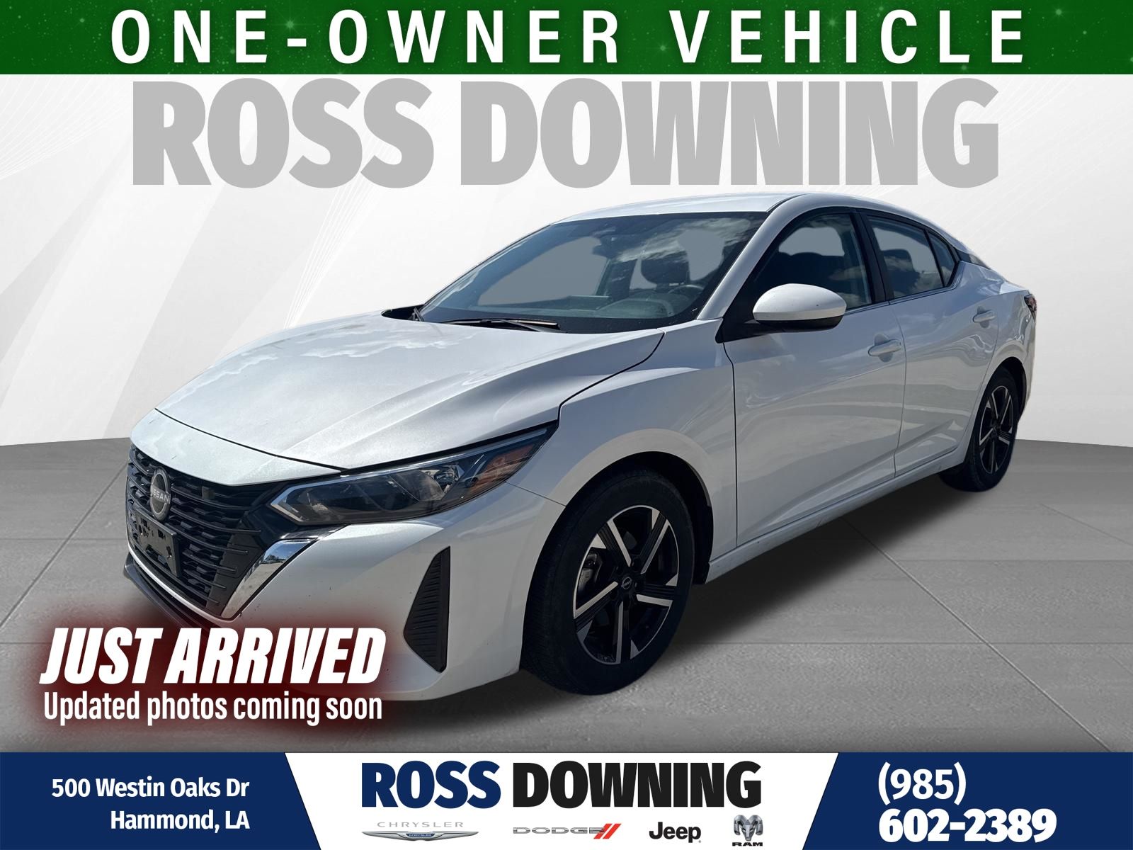 Aspen White Tricoat 2024 Nissan Sentra SV FWD Sedan Front-Wheel Drive Continuously Variable Transmission