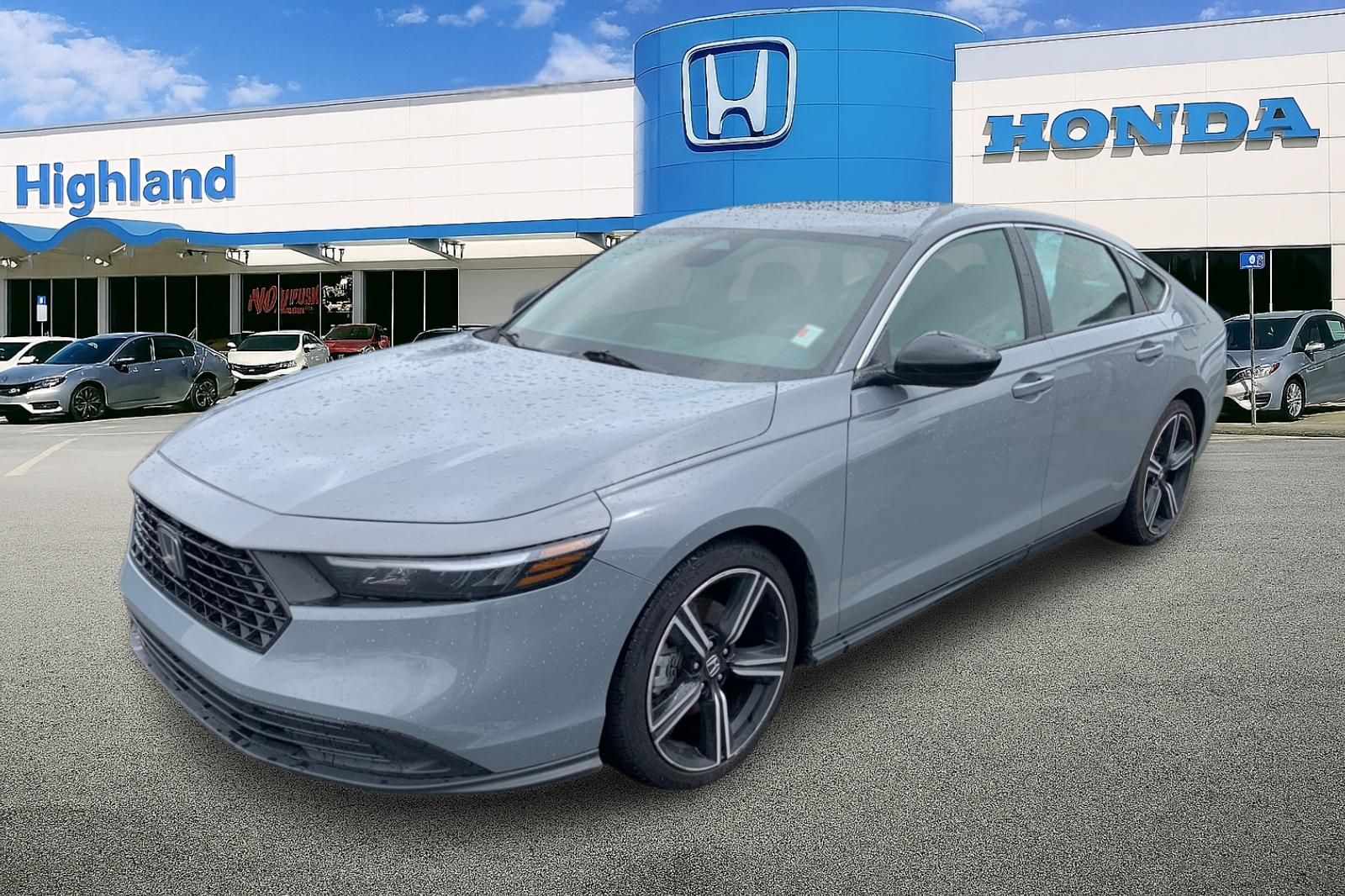 Urban Gray Pearl 2023 Honda Accord Hybrid Sport FWD Sedan Front-Wheel Drive Continuously Variable Transmission