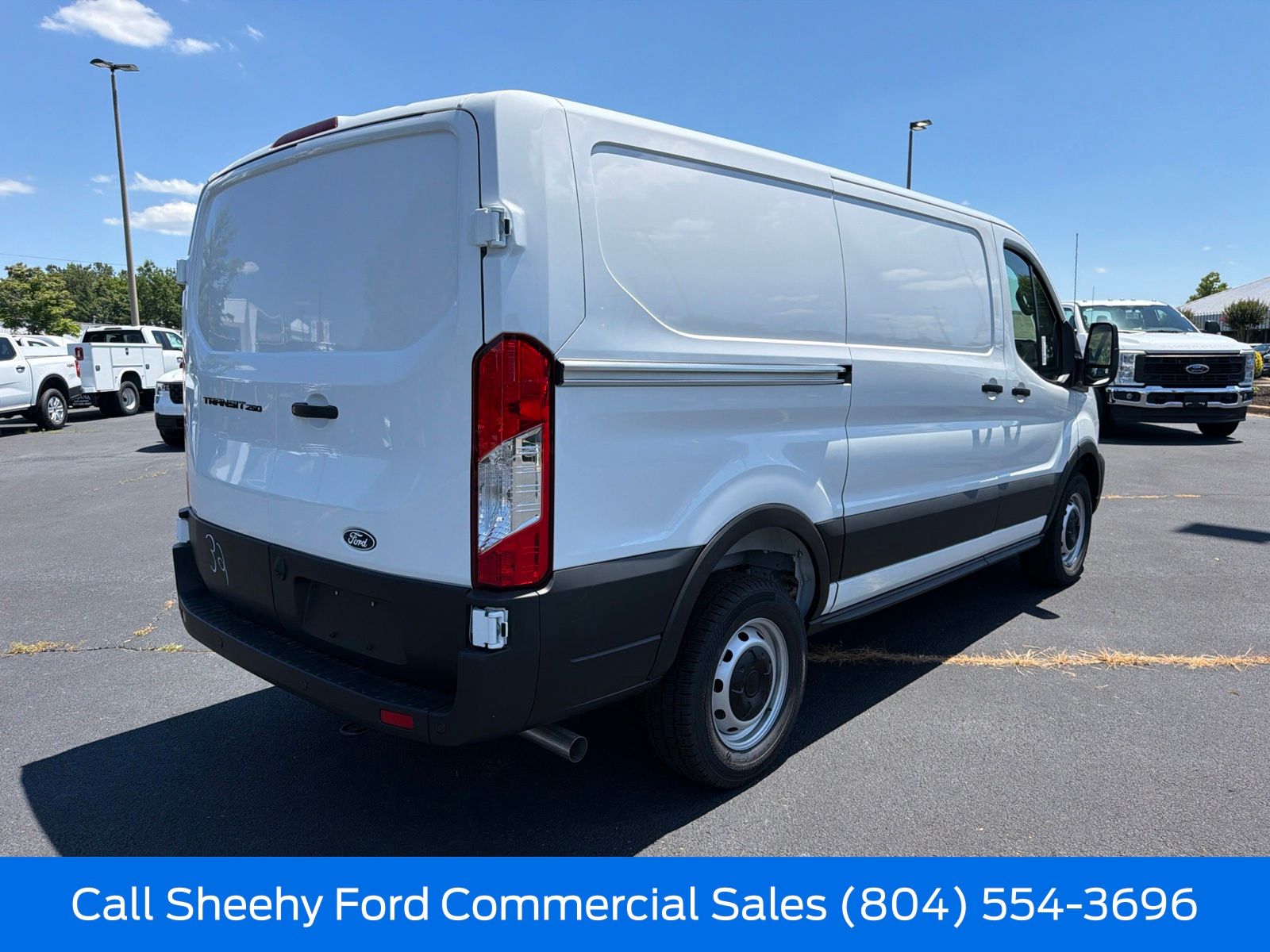 New 2026 Oxford White Ford Low Roof Cargo Van image 6