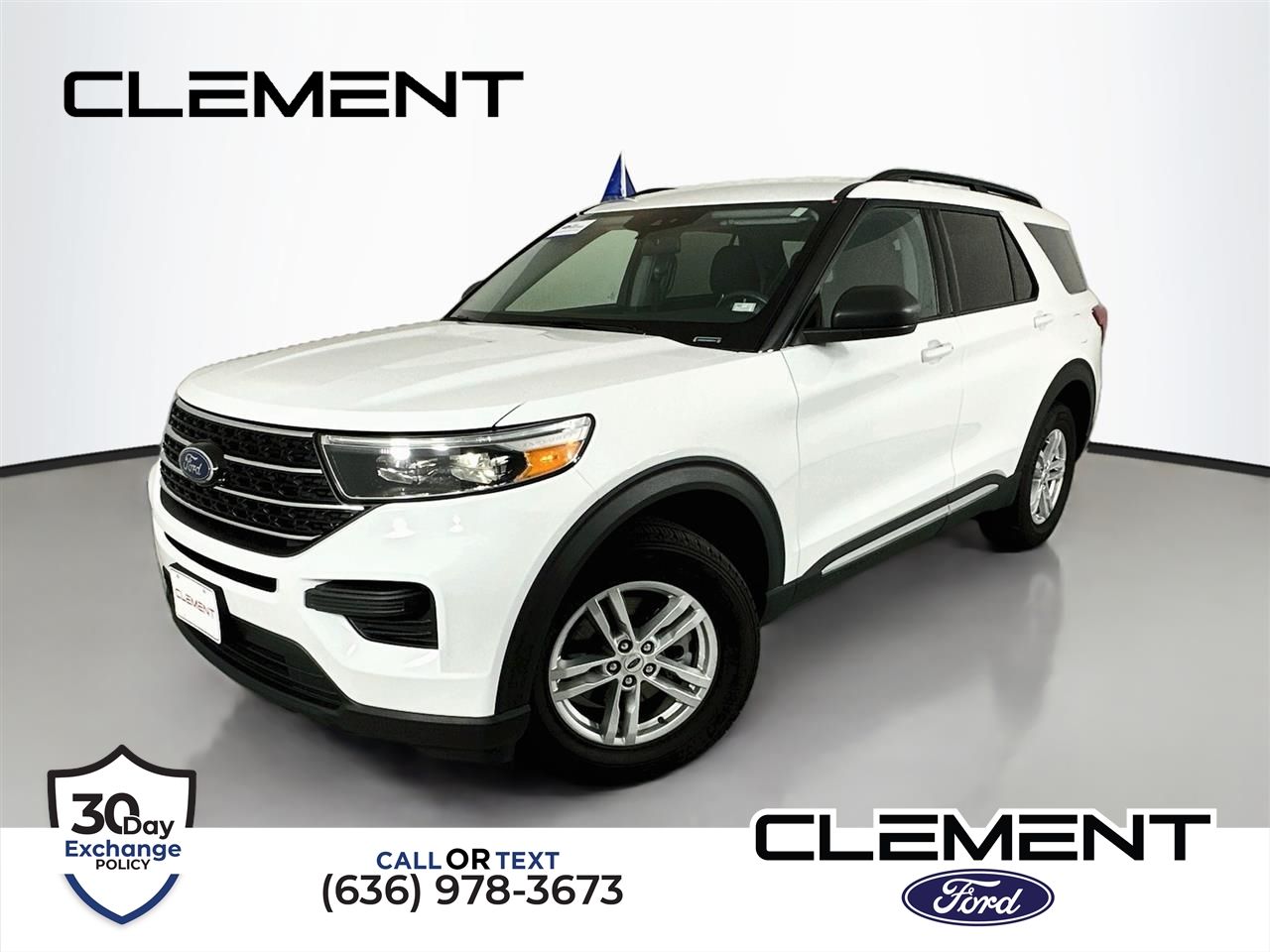 Oxford White 2021 Ford Explorer SUV / Crossover All-Wheel Drive Automatic