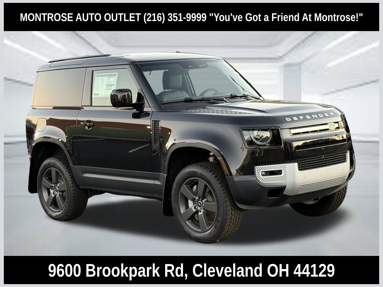 Black 2025 Land Rover Defender 90 P300 S AWD SUV / Crossover All-Wheel Drive 8-Speed Automatic