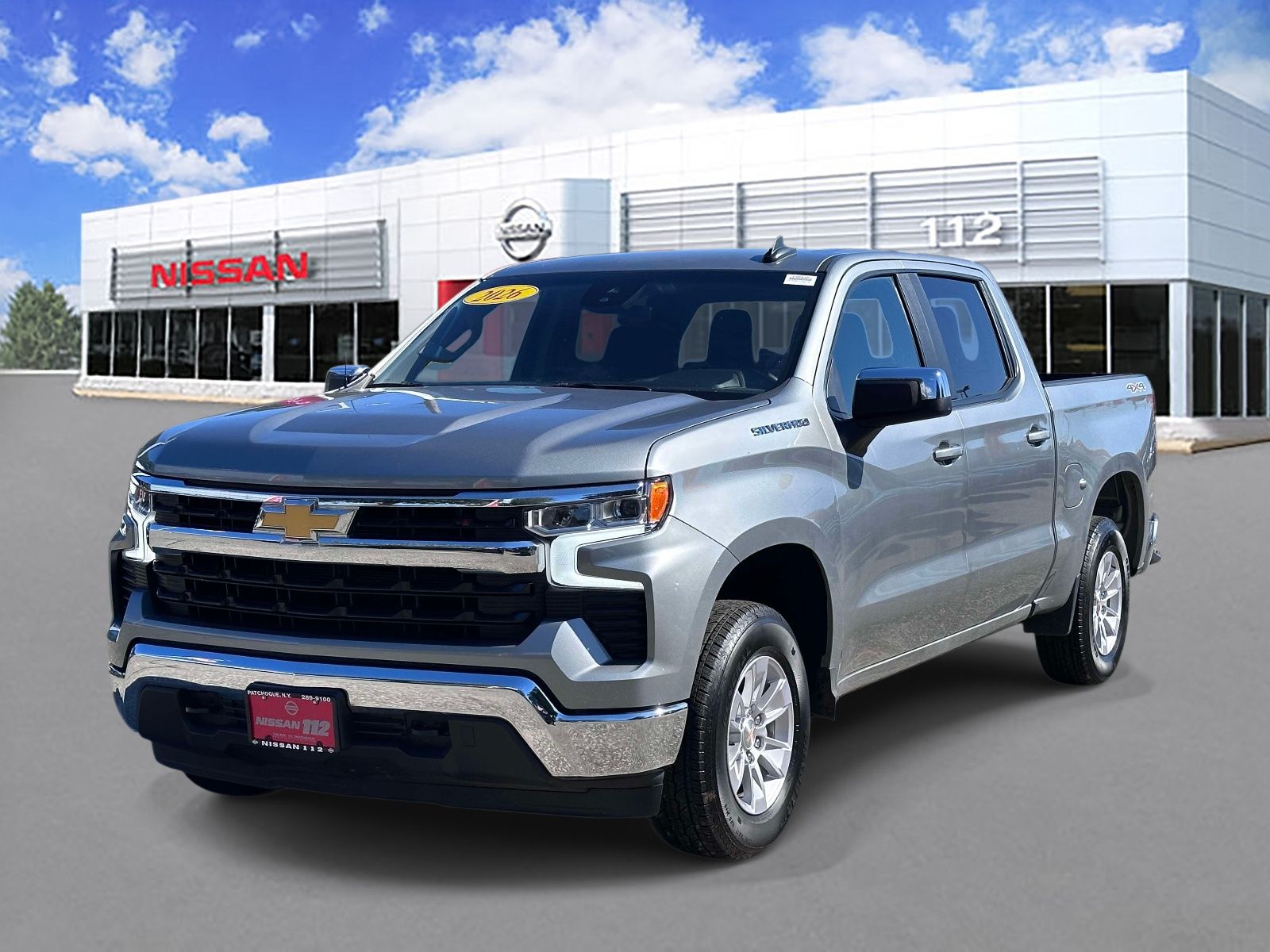 Sterling Gray Metallic 2026 Chevrolet Silverado 1500 Pickup Truck Four-Wheel Drive Automatic