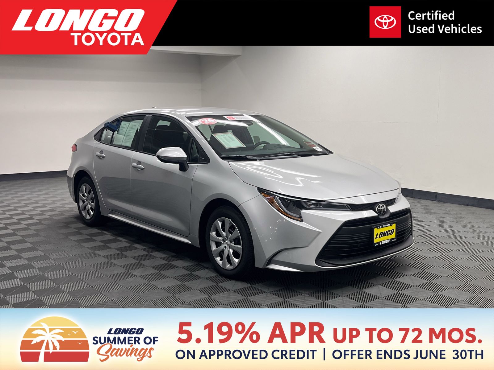 used 2026 Toyota Corolla car, priced at $26,269