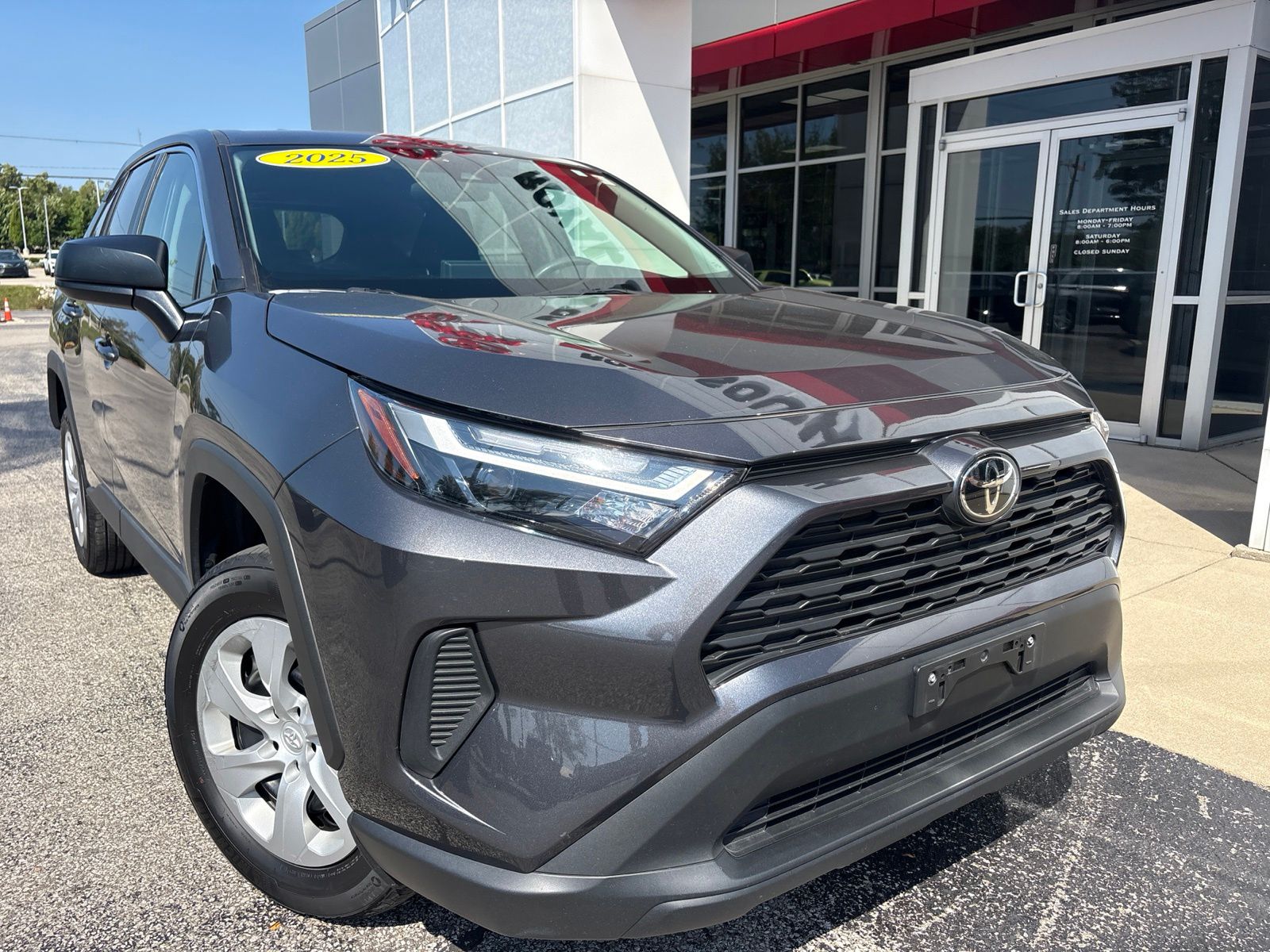 Magnetic Gray Metallic 2025 Toyota RAV4 SUV / Crossover All-Wheel Drive 8-Speed Automatic