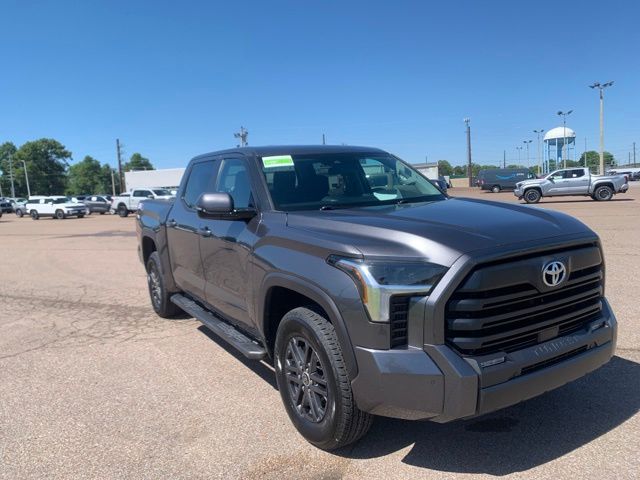 Magnetic Gray Metallic 2024 Toyota Tundra SR5 CrewMax Cab 4WD Pickup Truck Four-Wheel Drive Automatic
