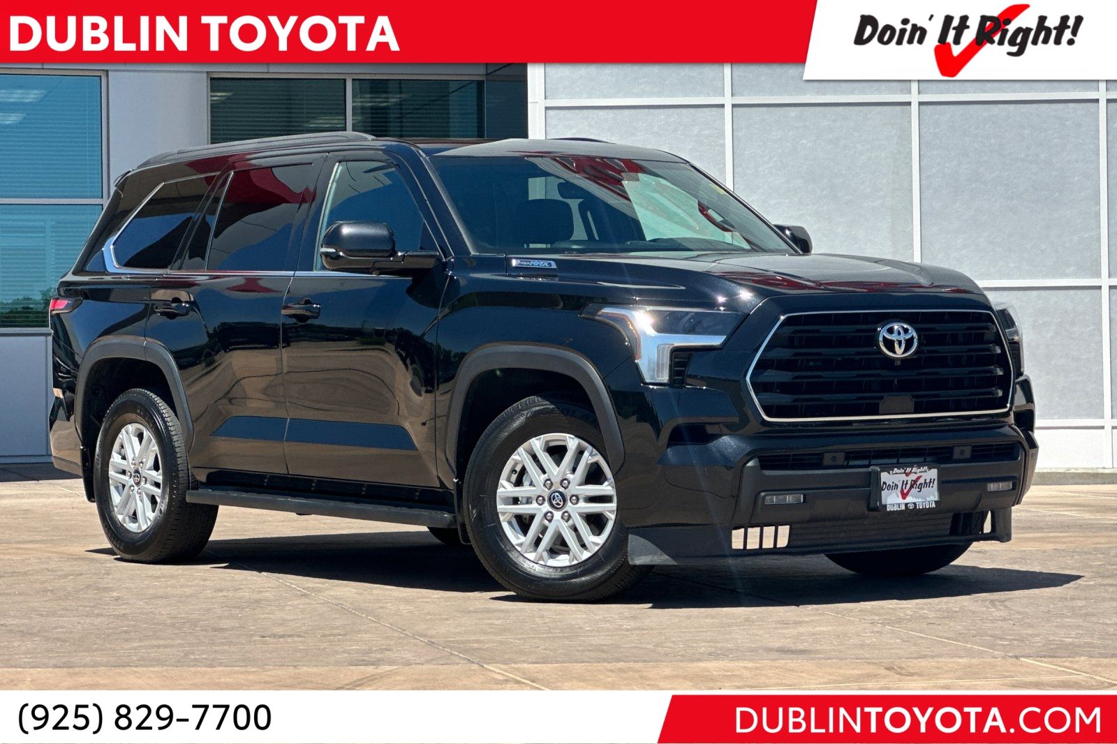 Midnight Black Metallic 2025 Toyota Sequoia SUV / Crossover Four-Wheel Drive Automatic
