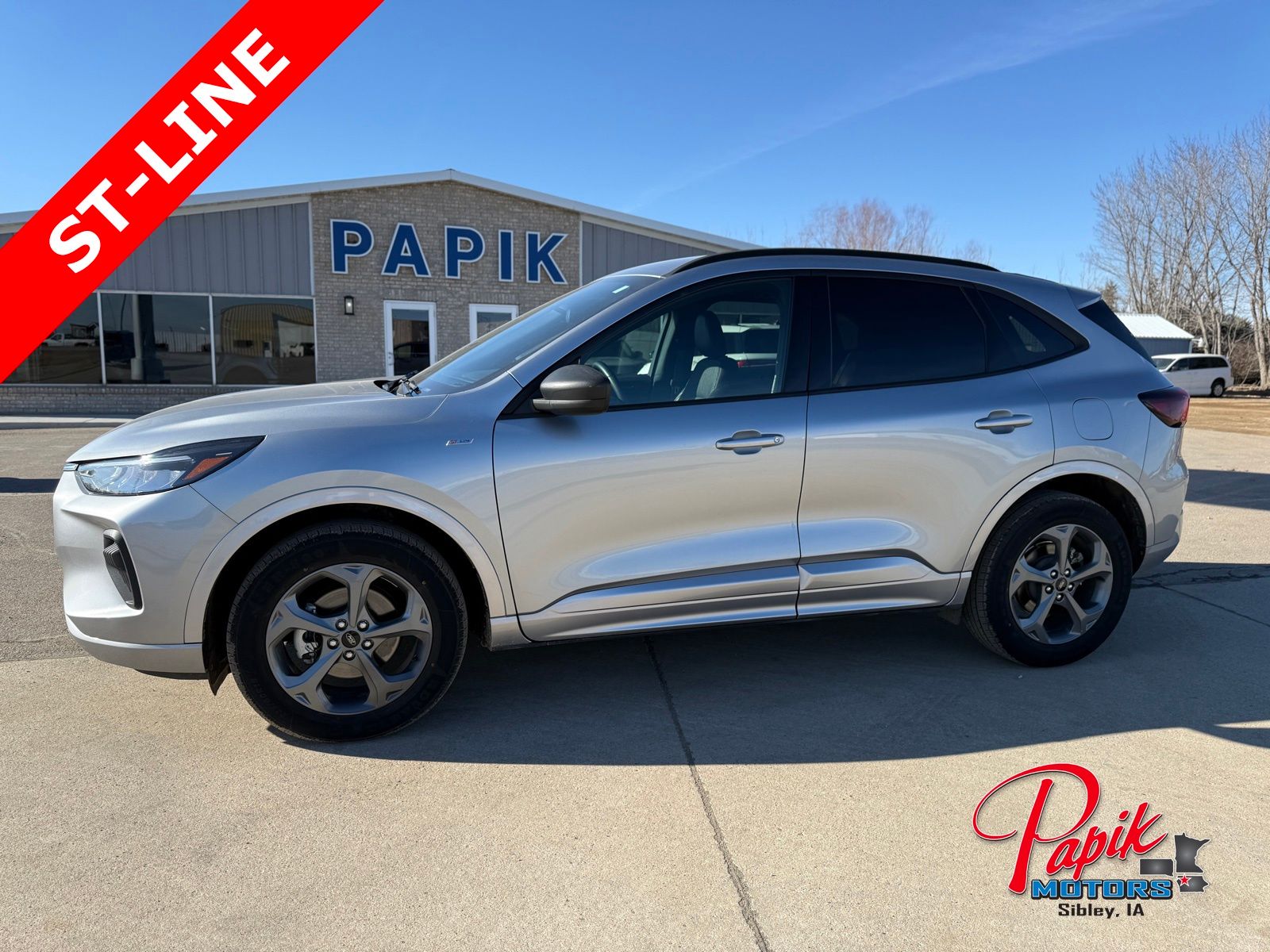 Iconic Silver Metallic 2024 Ford Escape ST-Line AWD SUV / Crossover All-Wheel Drive 8-Speed Automatic