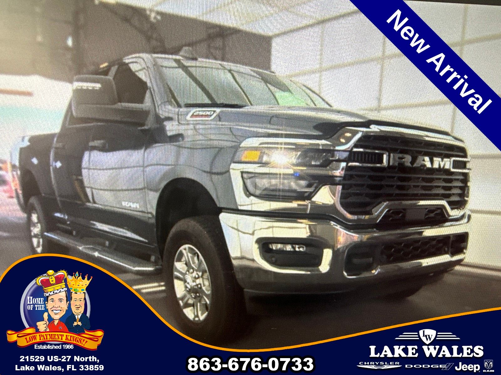 Forged Blue Metallic 2026 RAM 2500 Pickup Truck Four-Wheel Drive 8-Speed Automatic