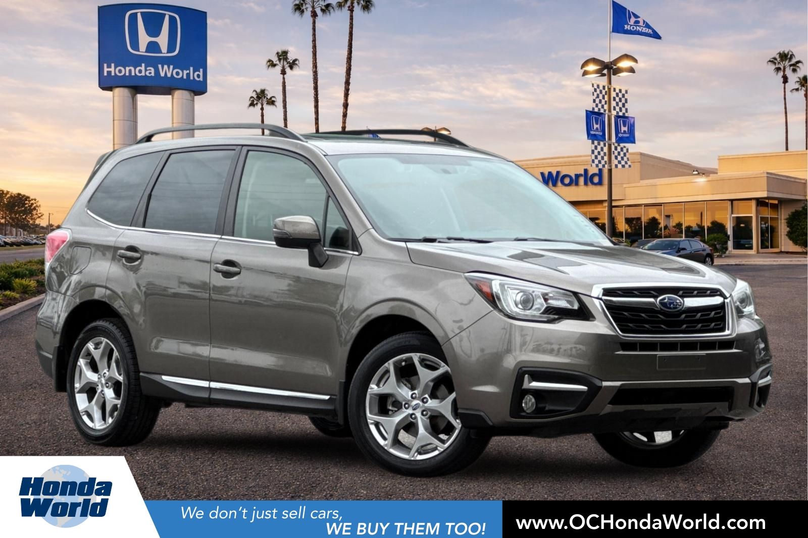 Sepia Bronze Metallic 2018 Subaru Forester 2.5i Touring SUV / Crossover All-Wheel Drive Continuously Variable Transmission