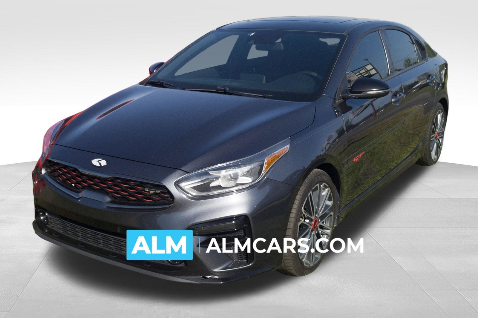 Gravity Gray 2021 Kia Forte GT FWD Sedan Front-Wheel Drive 6-Speed Manual