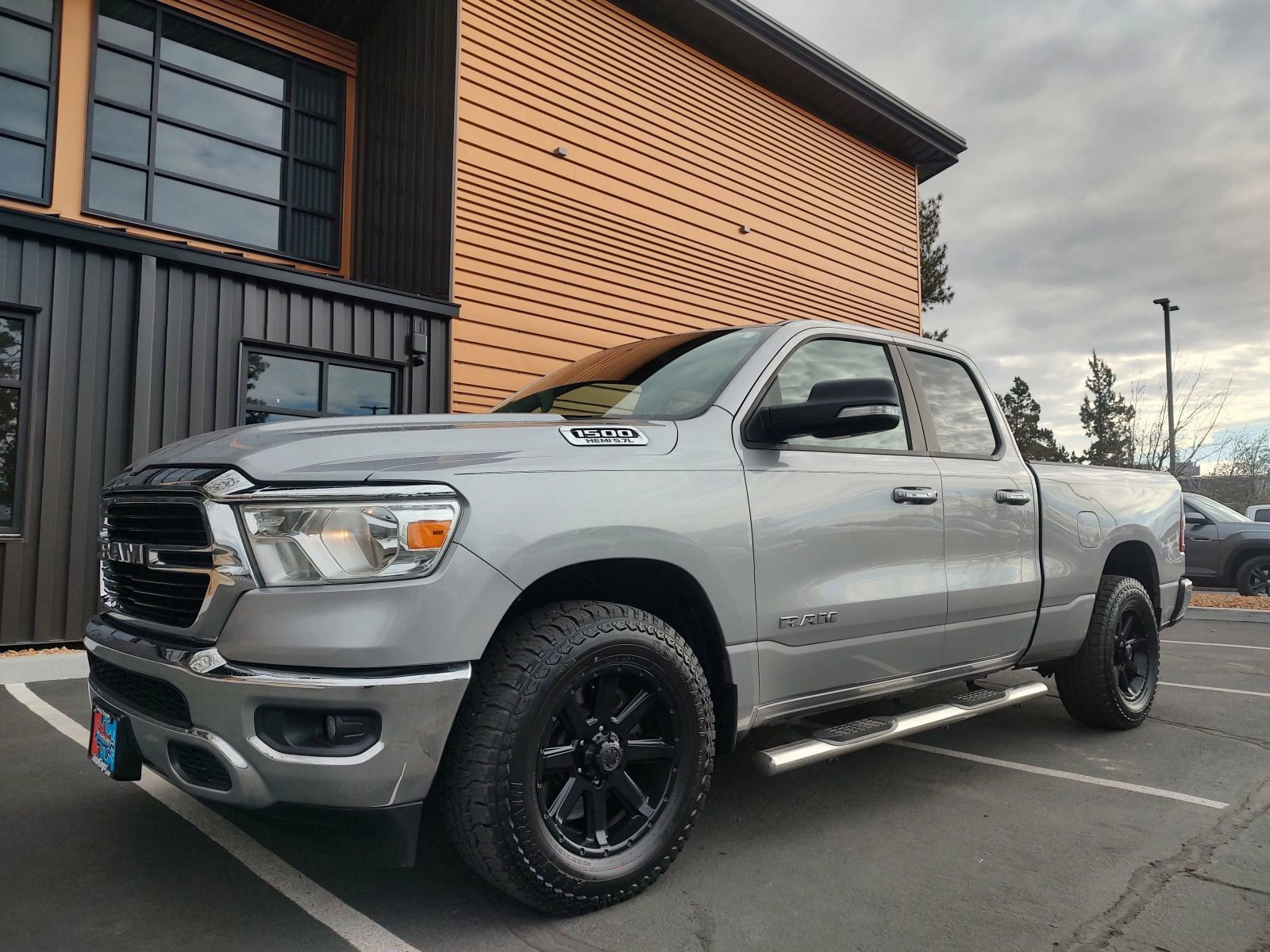 Billet Silver Metallic Clearcoat 2019 RAM 1500 Big Horn Quad Cab RWD Pickup Truck 4X2 8-Speed Automatic