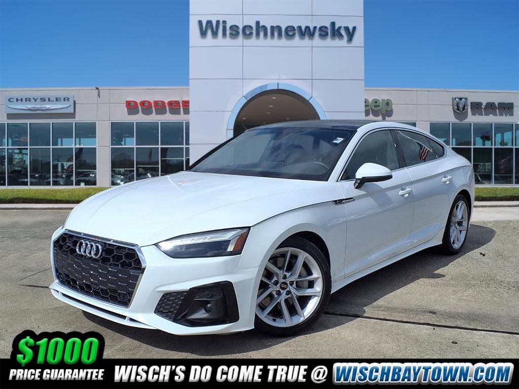2024 Audi A5 Sportback 45 S line Premium Plus White at Texan Dodge Chrysler Jeep Ram