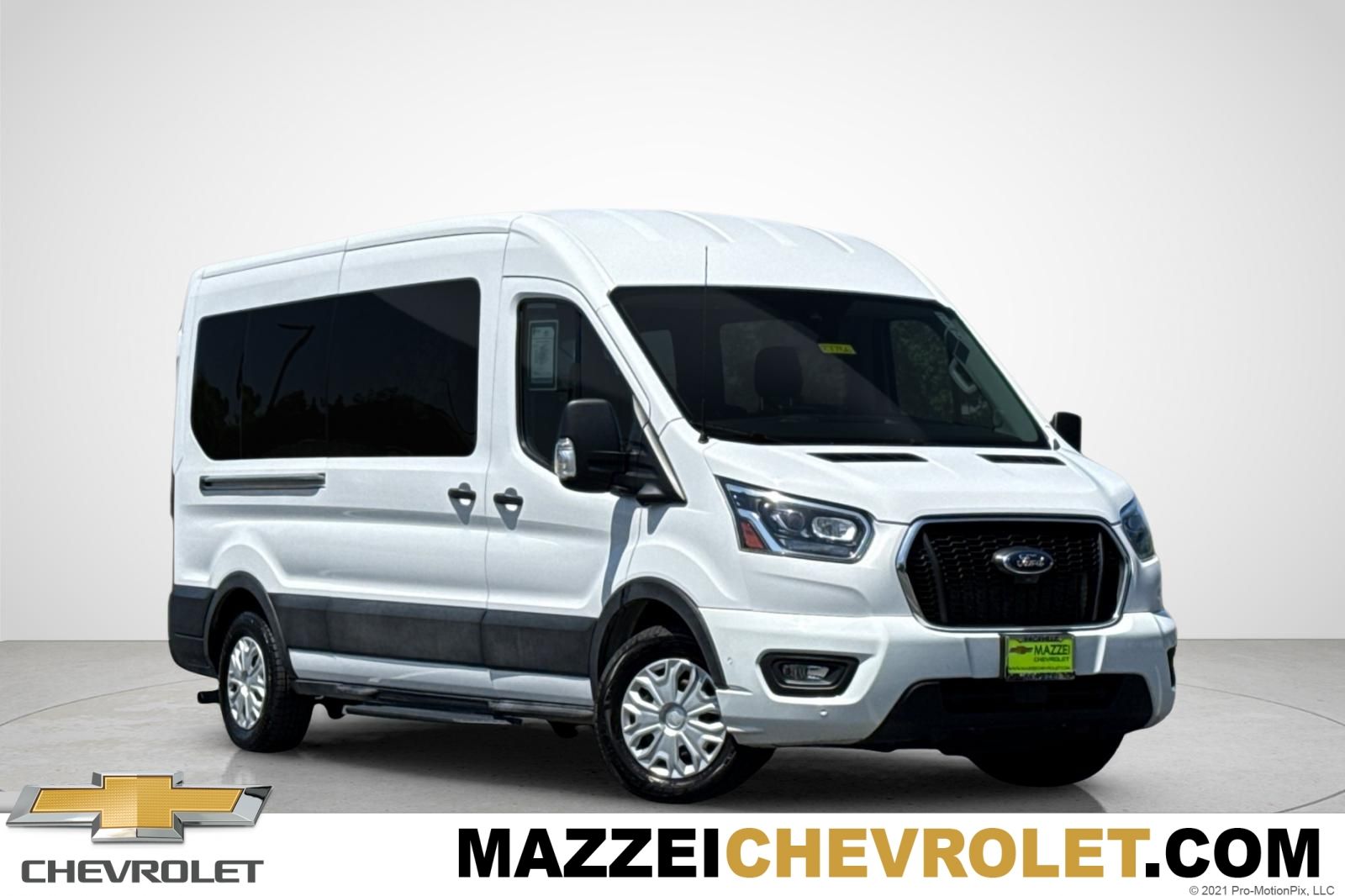 Oxford White 2023 Ford Transit Passenger Van Rear-Wheel Drive