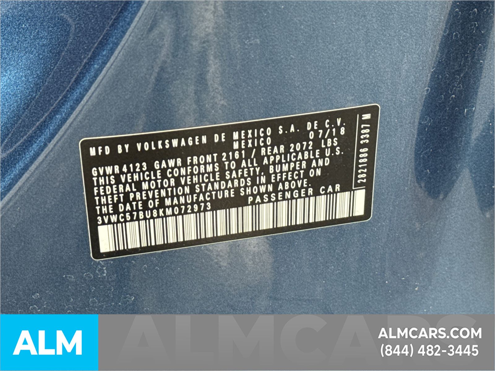 Used 2019 Blue Volkswagen 1.4T S image 34