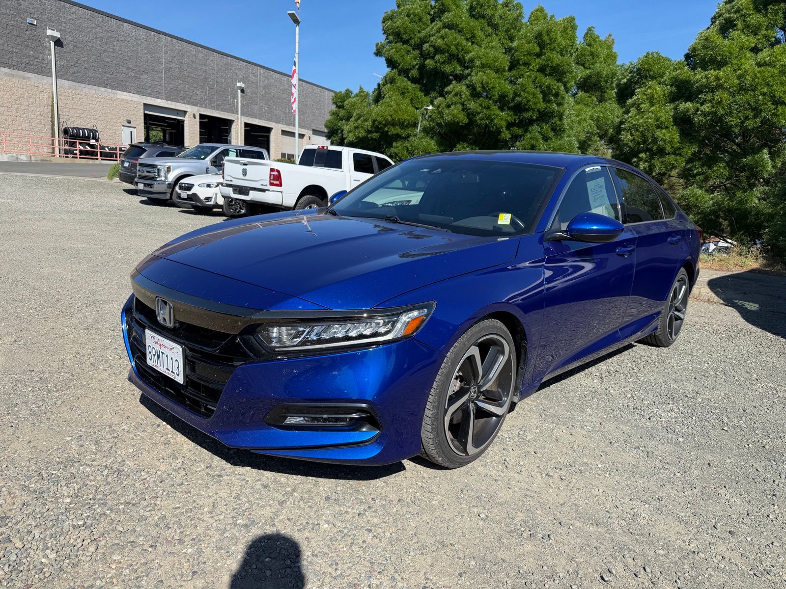 Blue 2020 Honda Accord 1.5T Sport FWD Sedan Front-Wheel Drive Continuously Variable Transmission