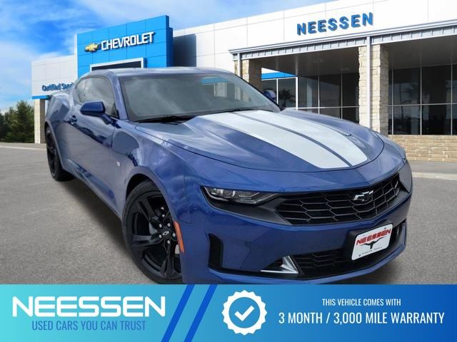 Blue Metallic 2022 Chevrolet Camaro 1LT Coupe RWD Coupe Rear-Wheel Drive Automatic