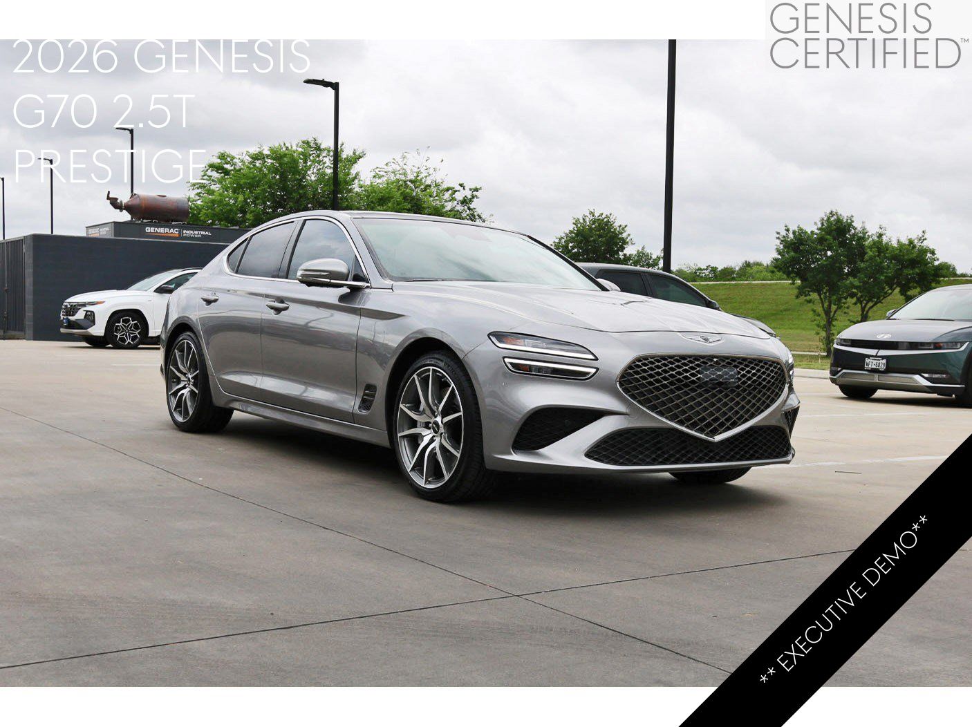Savile Silver 2026 Genesis G70 2.5T Prestige RWD Sedan Rear-Wheel Drive 8-Speed Automatic