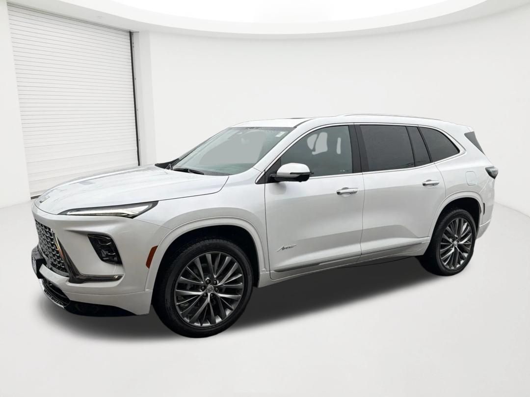 White Frost Tricoat 2025 Buick Enclave SUV / Crossover Four-Wheel Drive 8-Speed Automatic