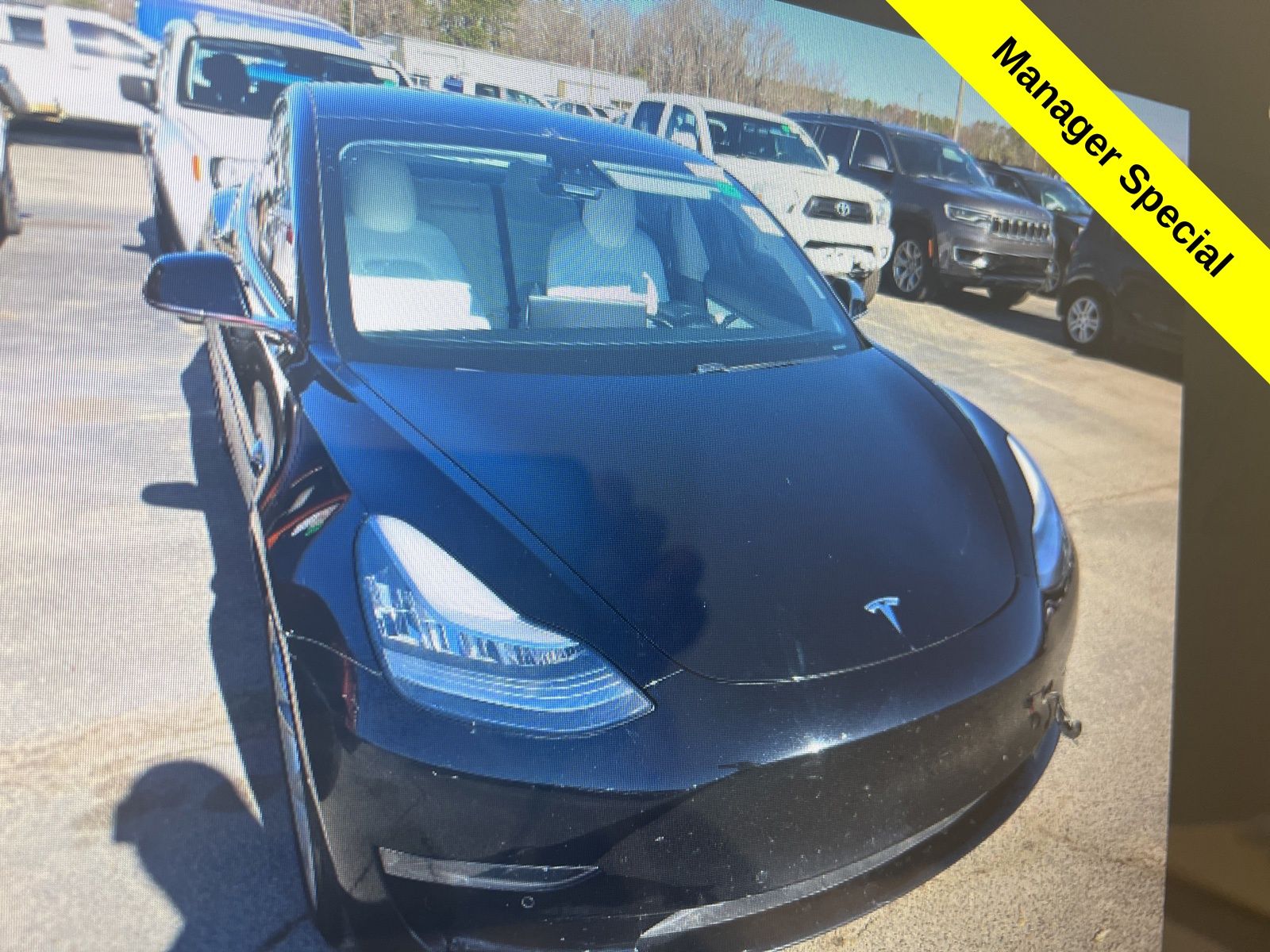 Black 2019 Tesla Model 3 Long Range RWD Sedan Rear-Wheel Drive 1-Speed Automatic