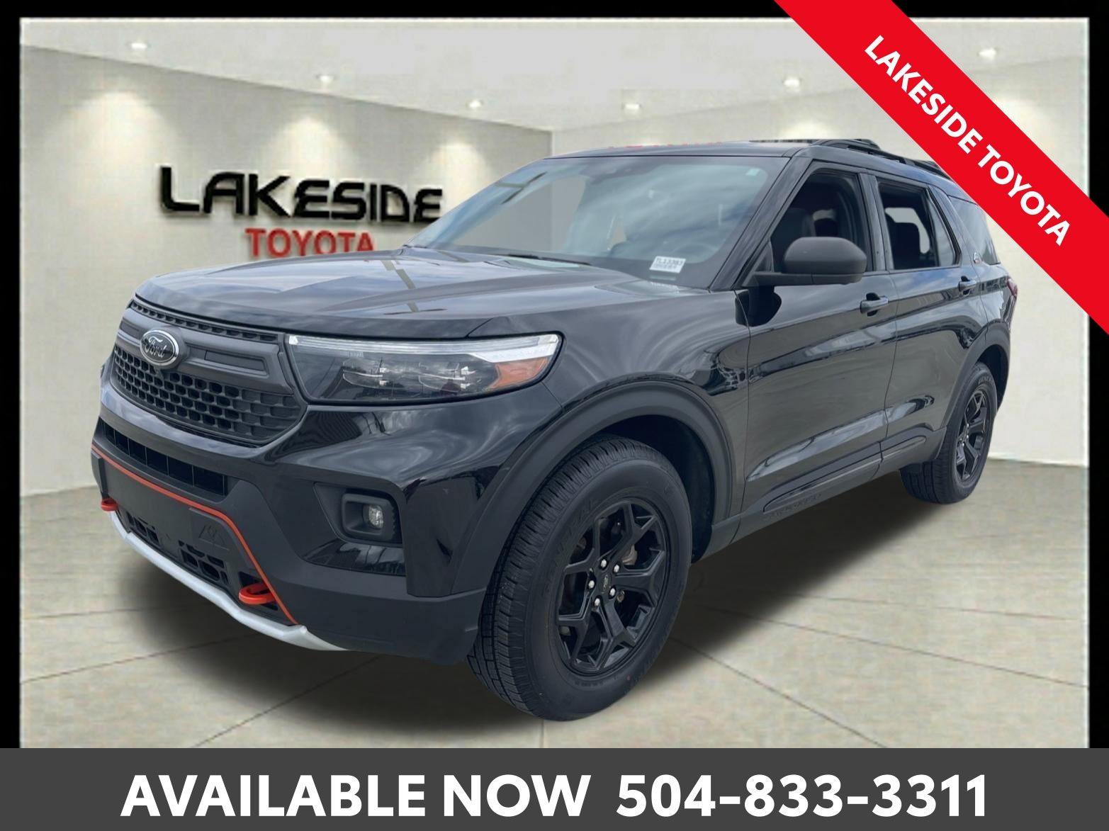 Agate Black Metallic 2023 Ford Explorer Timberline AWD SUV / Crossover All-Wheel Drive Automatic