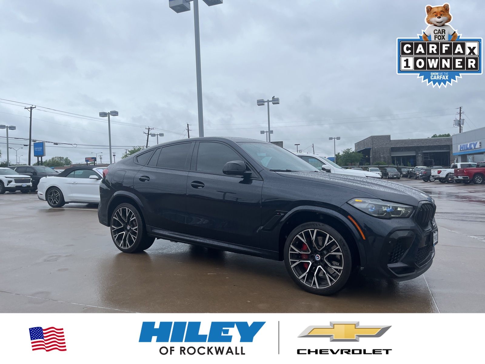 Carbon Black Metallic 2023 BMW X6 M AWD SUV / Crossover All-Wheel Drive 8-Speed Automatic