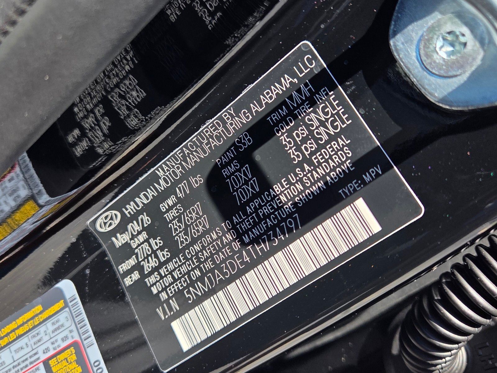 New 2026 Black Hyundai SE image 18