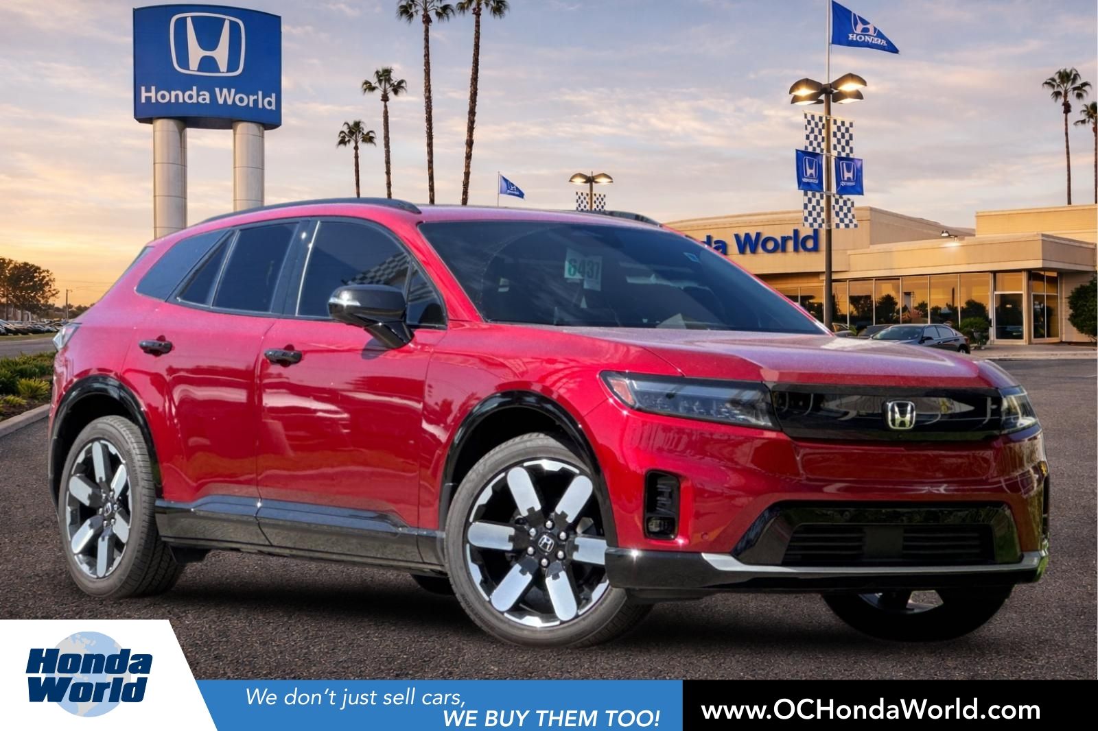 Red 2024 Honda Prologue Elite AWD SUV / Crossover All-Wheel Drive 1-Speed Automatic