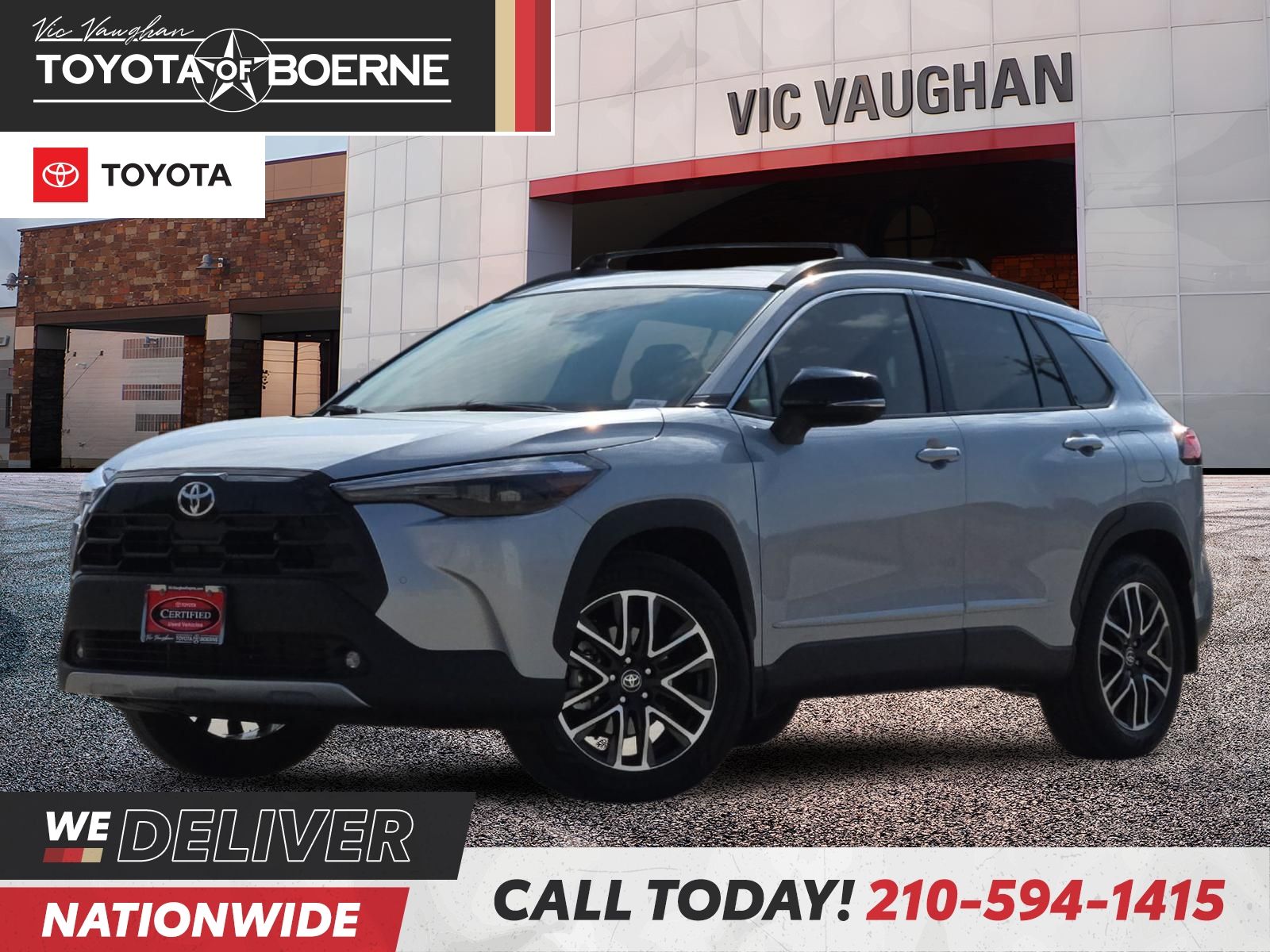 Silver 2026 Toyota Corolla Cross SUV / Crossover Front-Wheel Drive Continuously Variable Transmission
