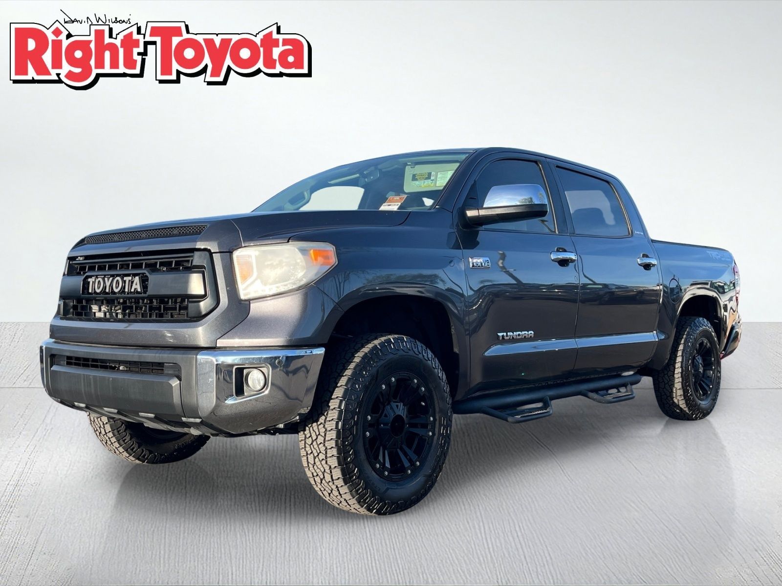 Magnetic Gray Metallic 2017 Toyota Tundra Pickup Truck Four-Wheel Drive 6-Speed Automatic Overdrive