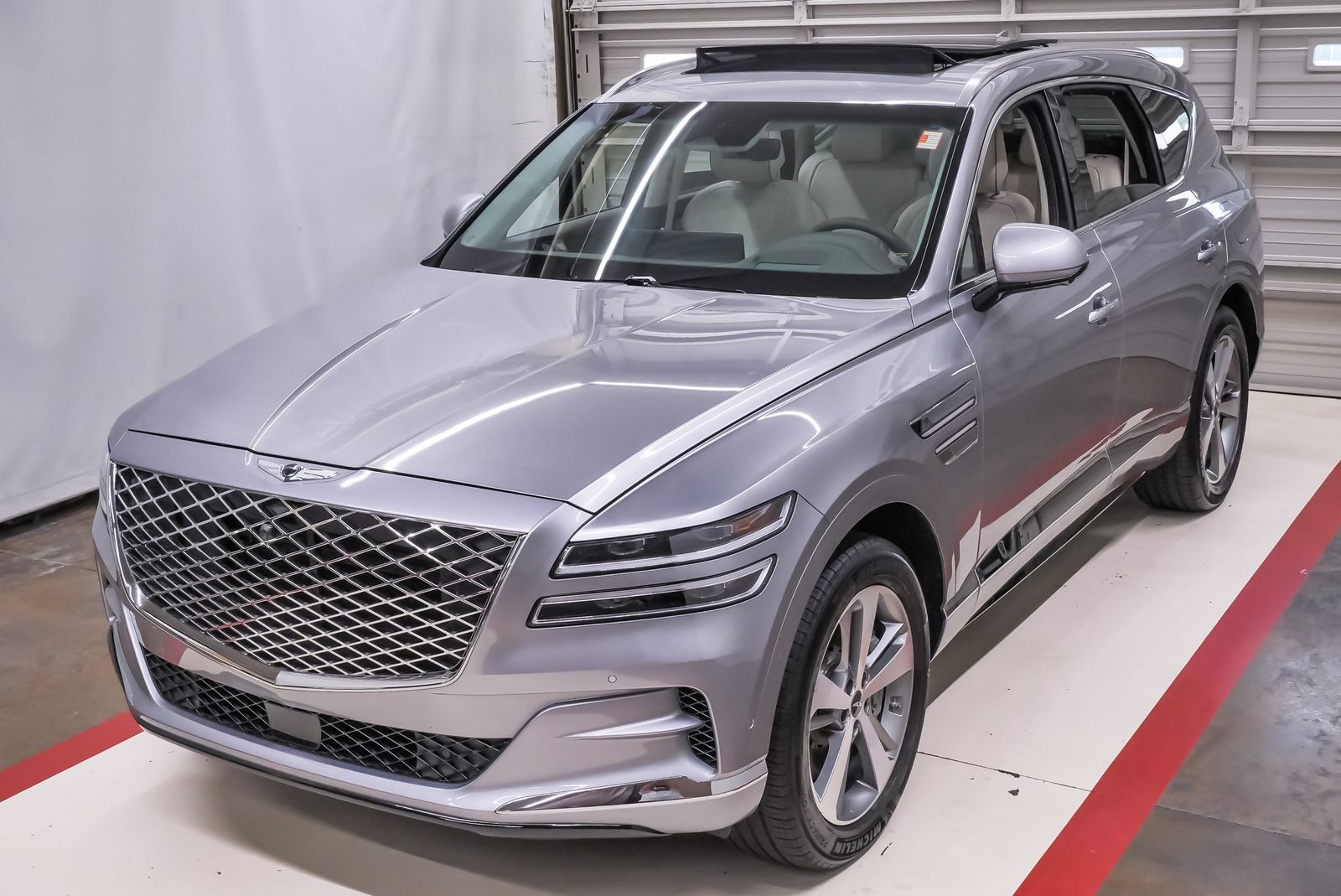 2024 Genesis GV80 3.5T Silver at Genesis of Spring