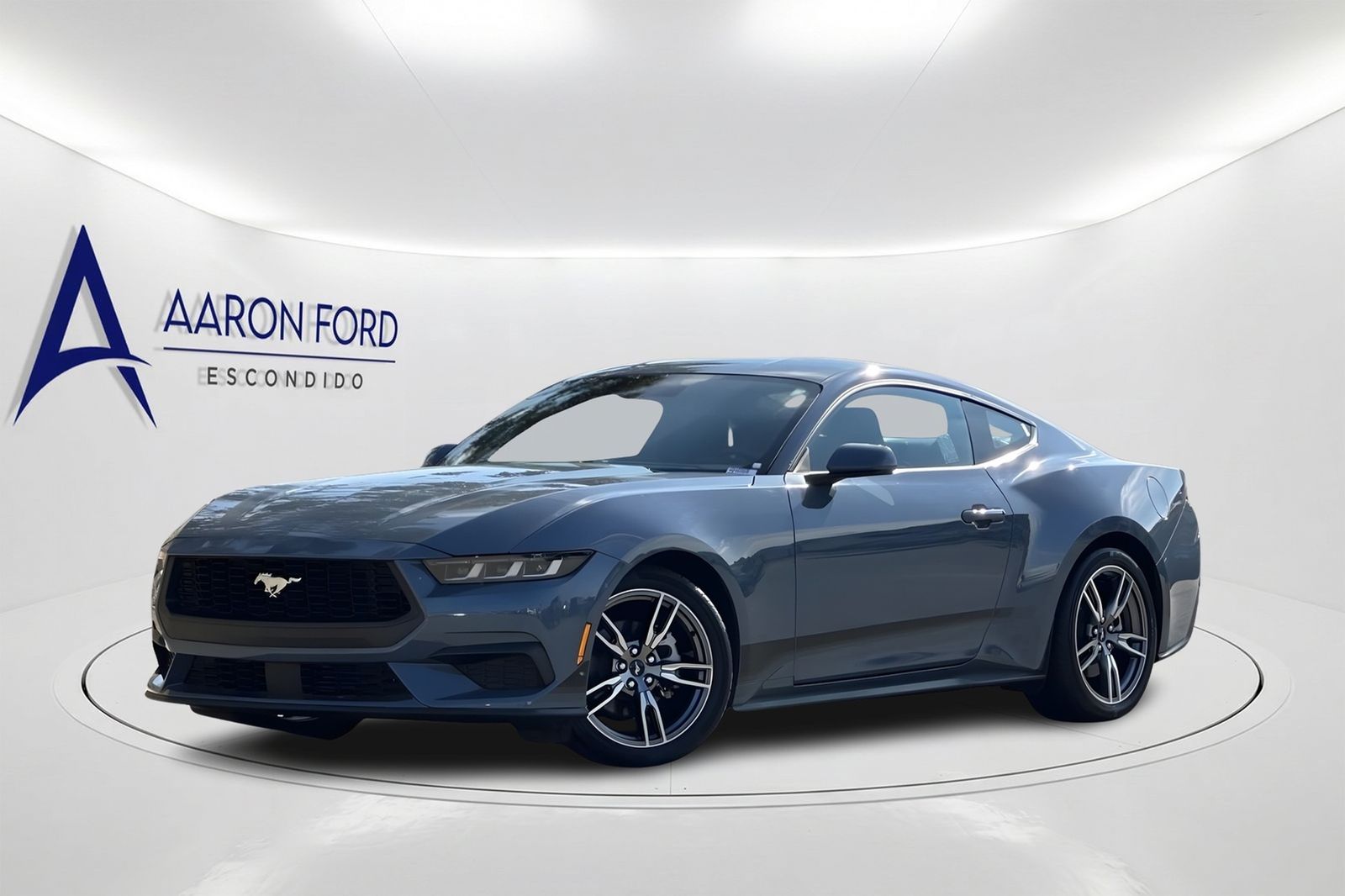 Vapor Blue 2025 Ford Mustang Coupe Rear-Wheel Drive Automatic
