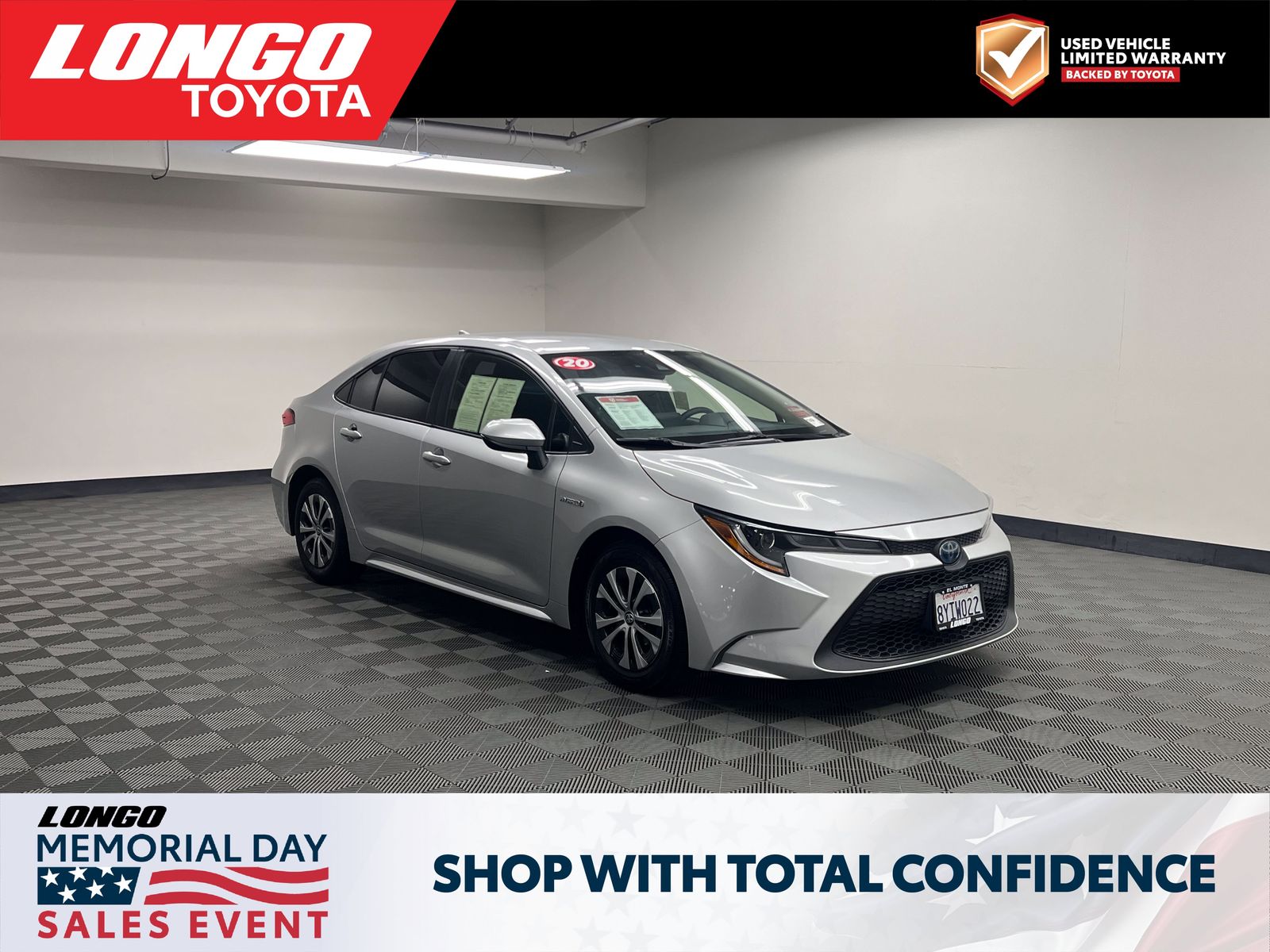 used 2020 Toyota Corolla Hybrid car, priced at $14,288