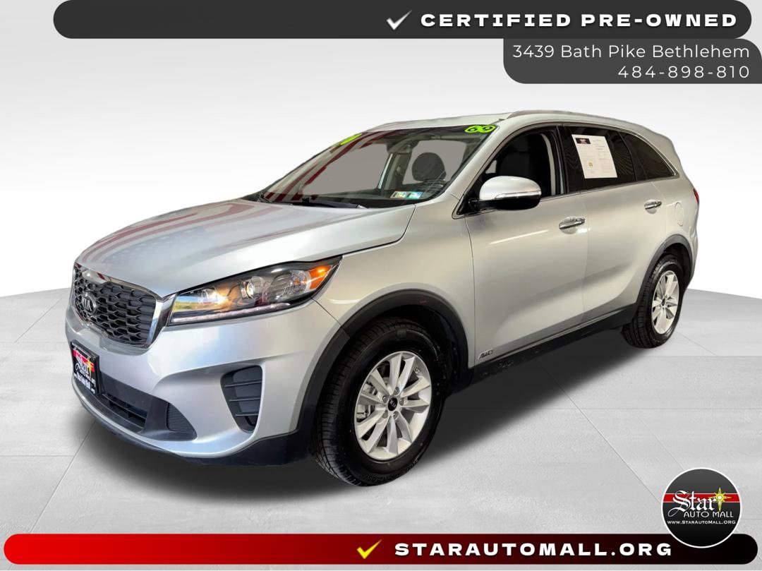 Sparkling Silver 2020 Kia Sorento SUV / Crossover All-Wheel Drive 6-Speed Automatic