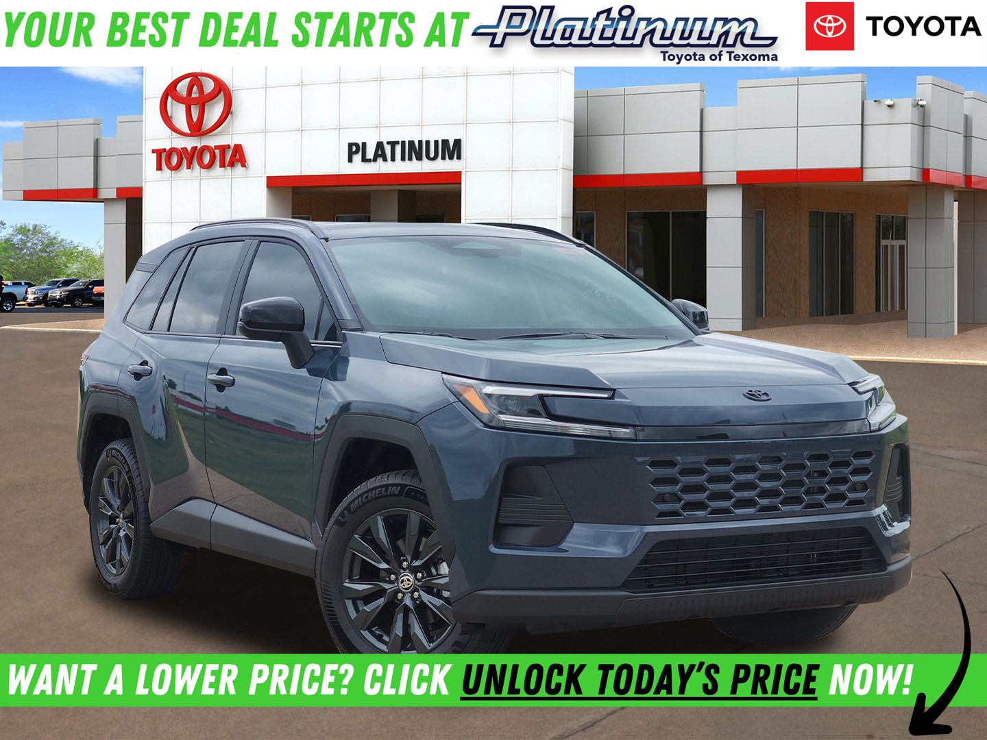 Storm Cloud 2026 Toyota RAV4 XLE Premium FWD SUV / Crossover Front-Wheel Drive Continuously Variable Transmission