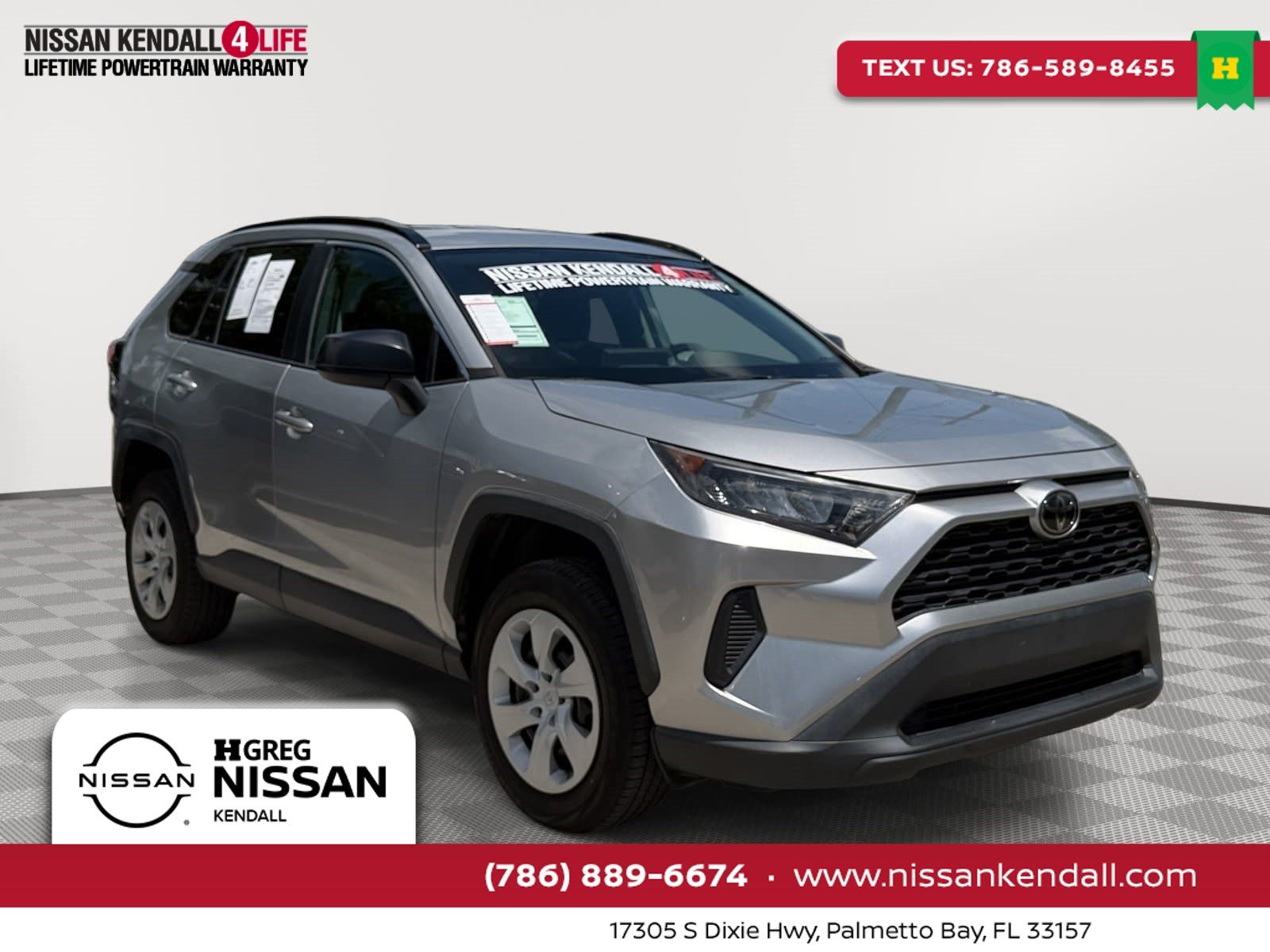 Silver Sky Metallic 2019 Toyota RAV4 SUV / Crossover Front-Wheel Drive 8-Speed Automatic