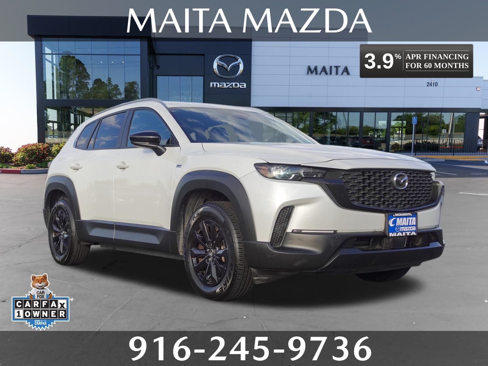 White (Wind Chill Pearl) 2025 Mazda CX-50 SUV / Crossover All-Wheel Drive Continuously Variable Transmission
