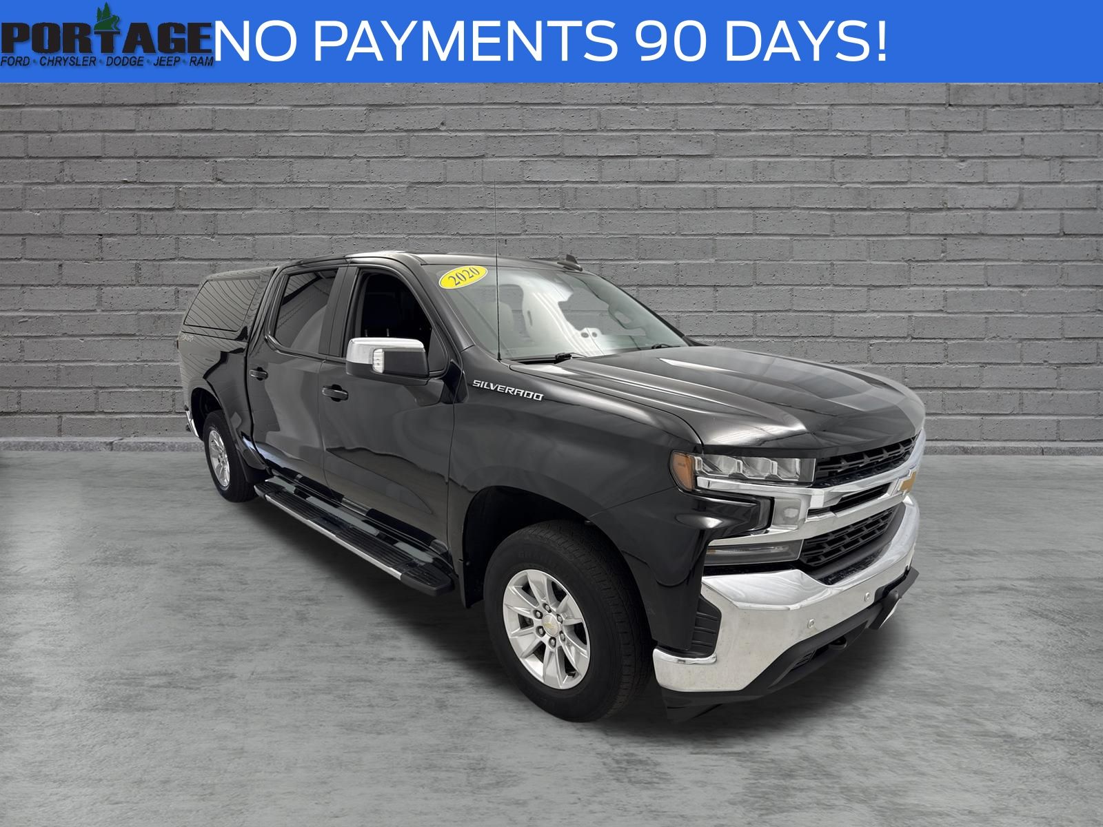 Black 2020 Chevrolet Silverado 1500 Pickup Truck Four-Wheel Drive 8-Speed Automatic