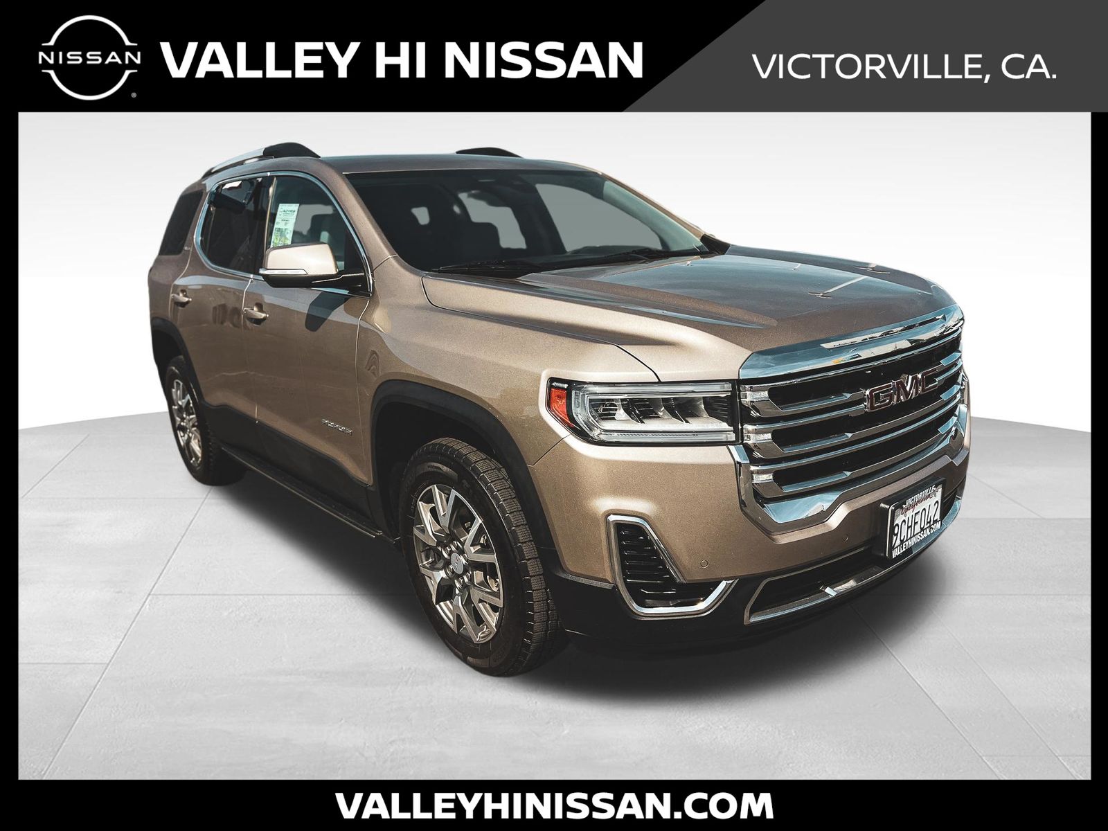 Light Stone Metallic 2023 GMC Acadia SUV / Crossover Four-Wheel Drive 9-Speed Automatic