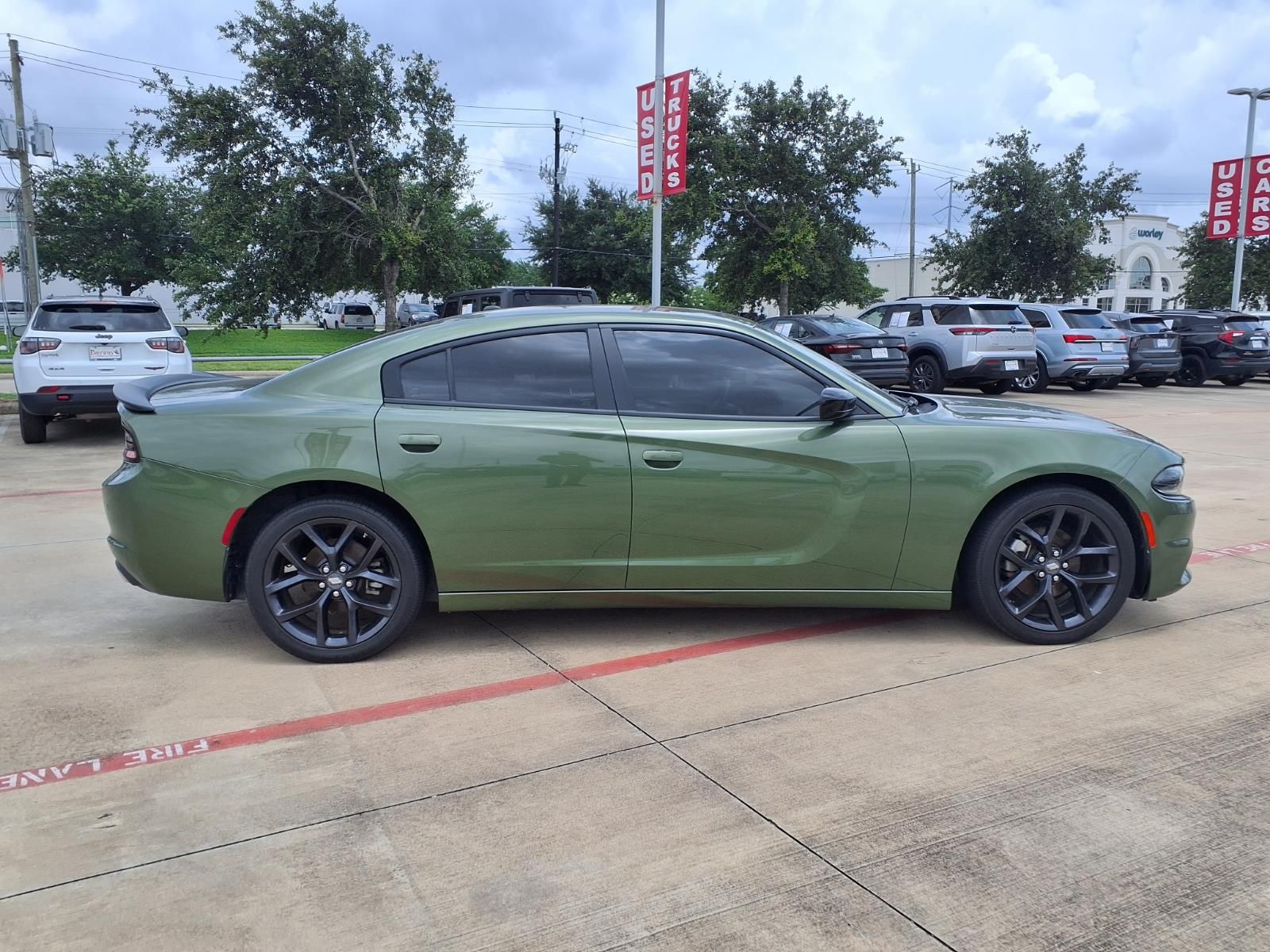 2022 Dodge Charger SXT Green at Wharton Ford