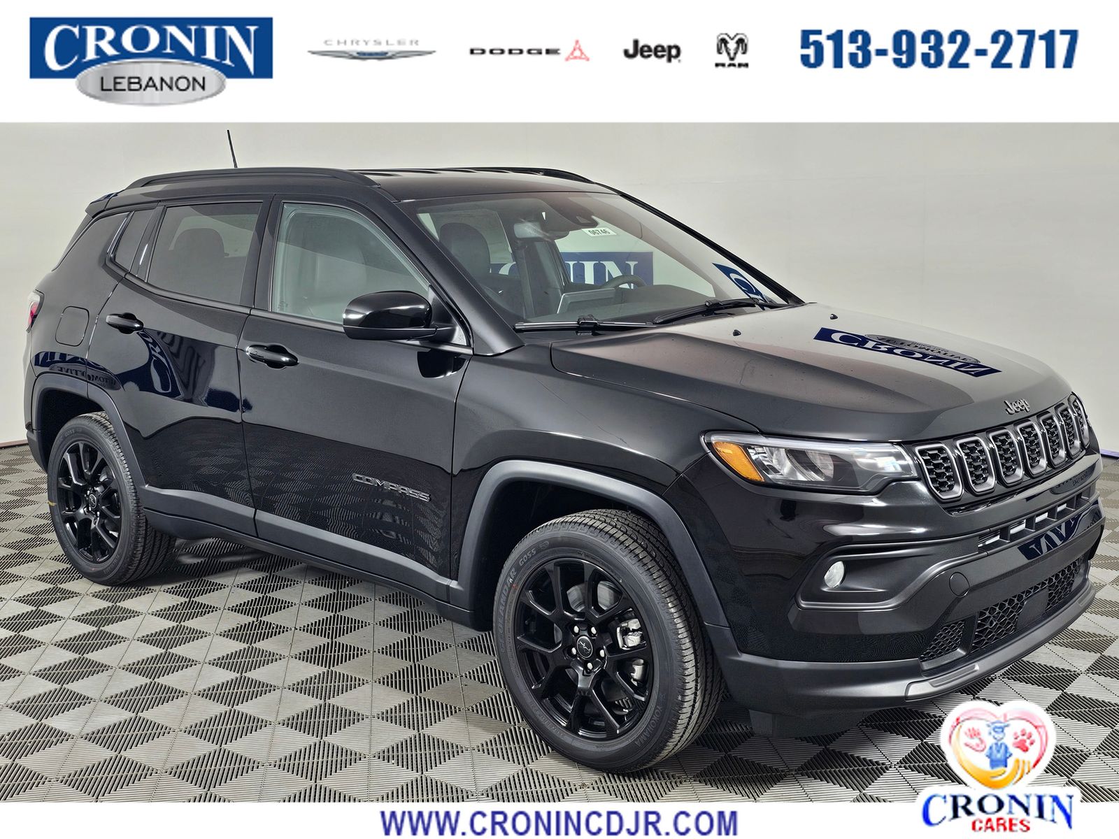 Diamond Black Crystal Pearlcoat 2026 Jeep Compass SUV / Crossover Four-Wheel Drive 8-Speed Automatic