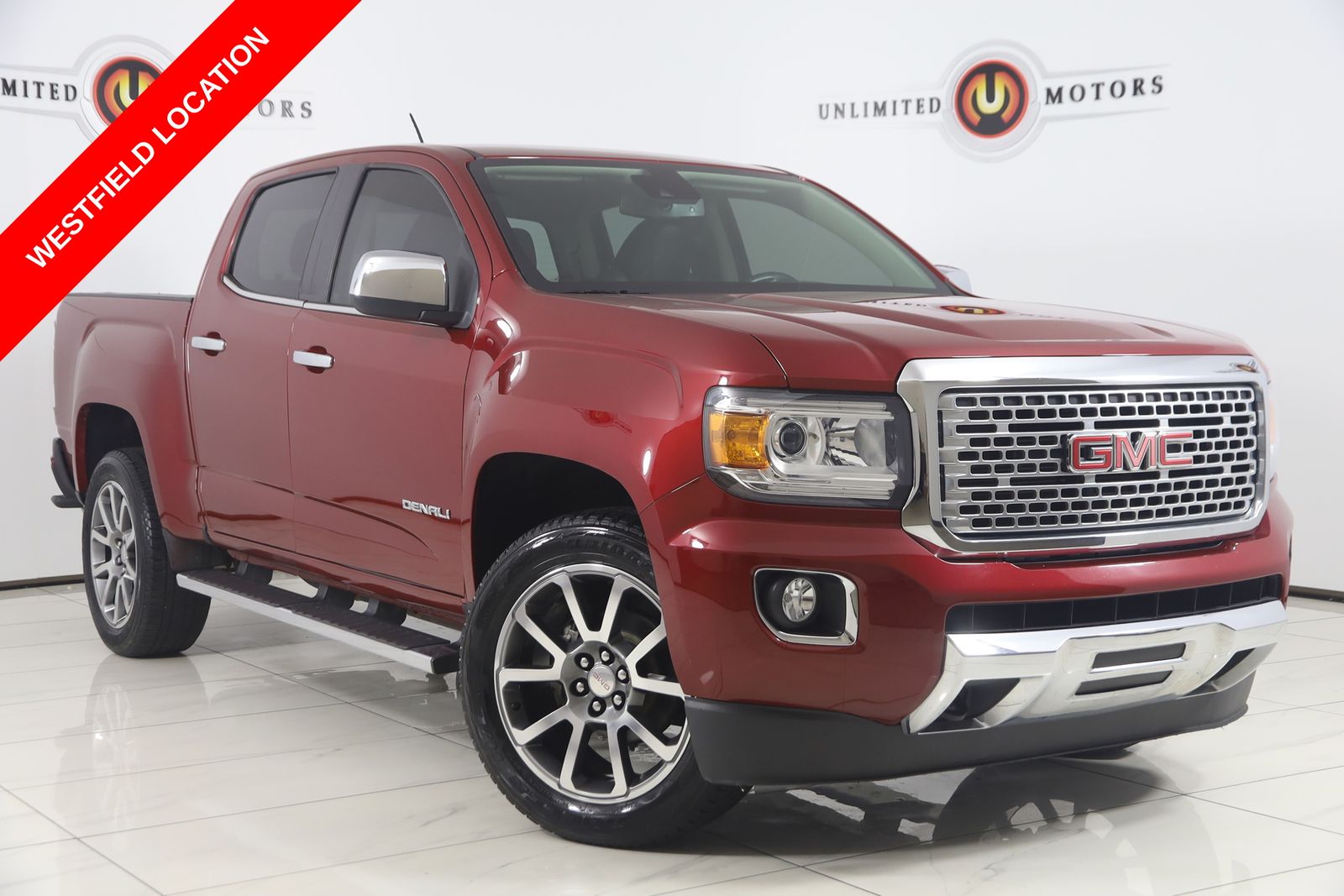 Red Quartz Tintcoat 2019 GMC Canyon Pickup Truck Four-Wheel Drive 8-Speed Automatic