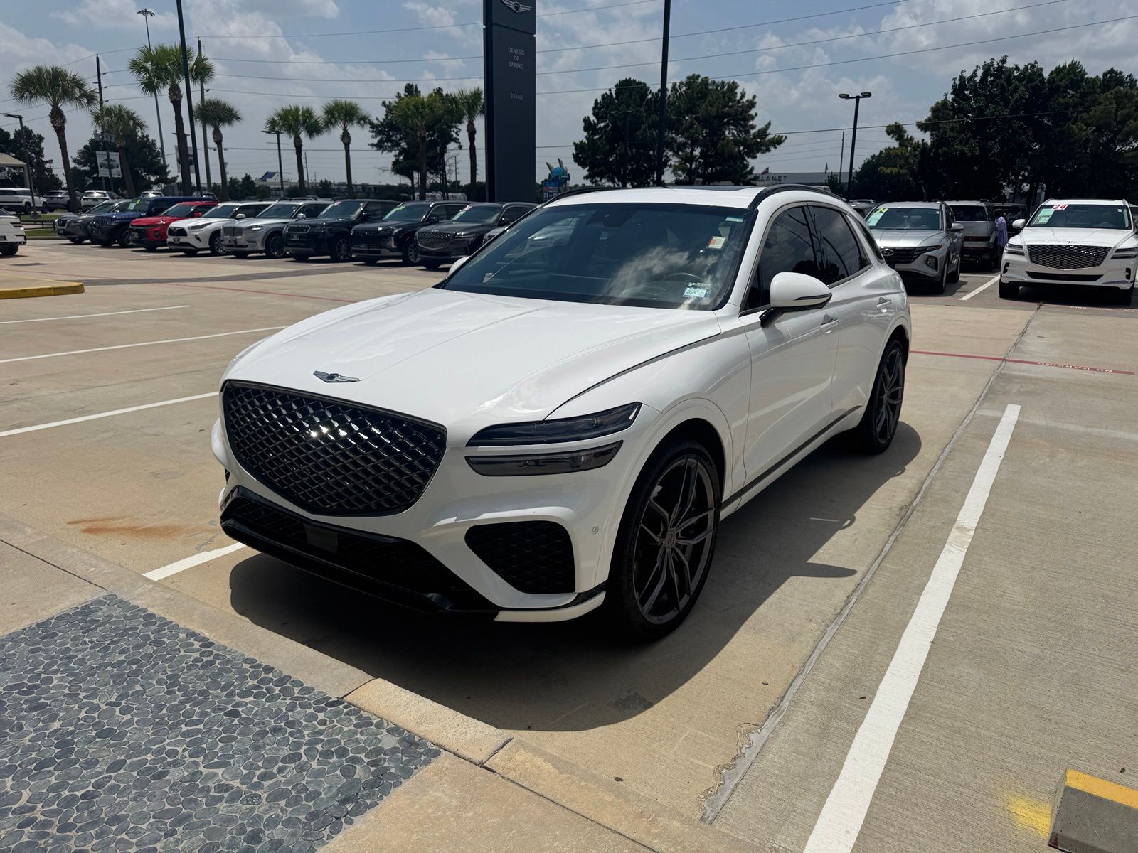 Alta White 2022 Genesis GV70 SUV / Crossover All-Wheel Drive 8-Speed Automatic